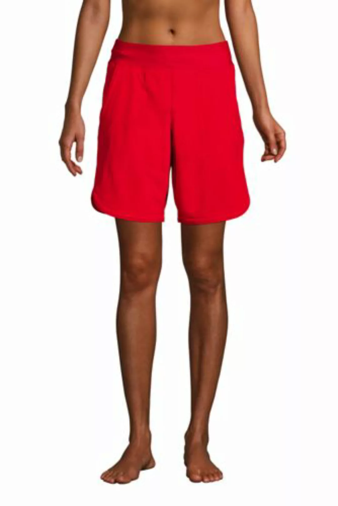 Badeshorts 22 cm, Damen, Größe: M Normal, Rot, Polyester-Mischung, by Lands günstig online kaufen