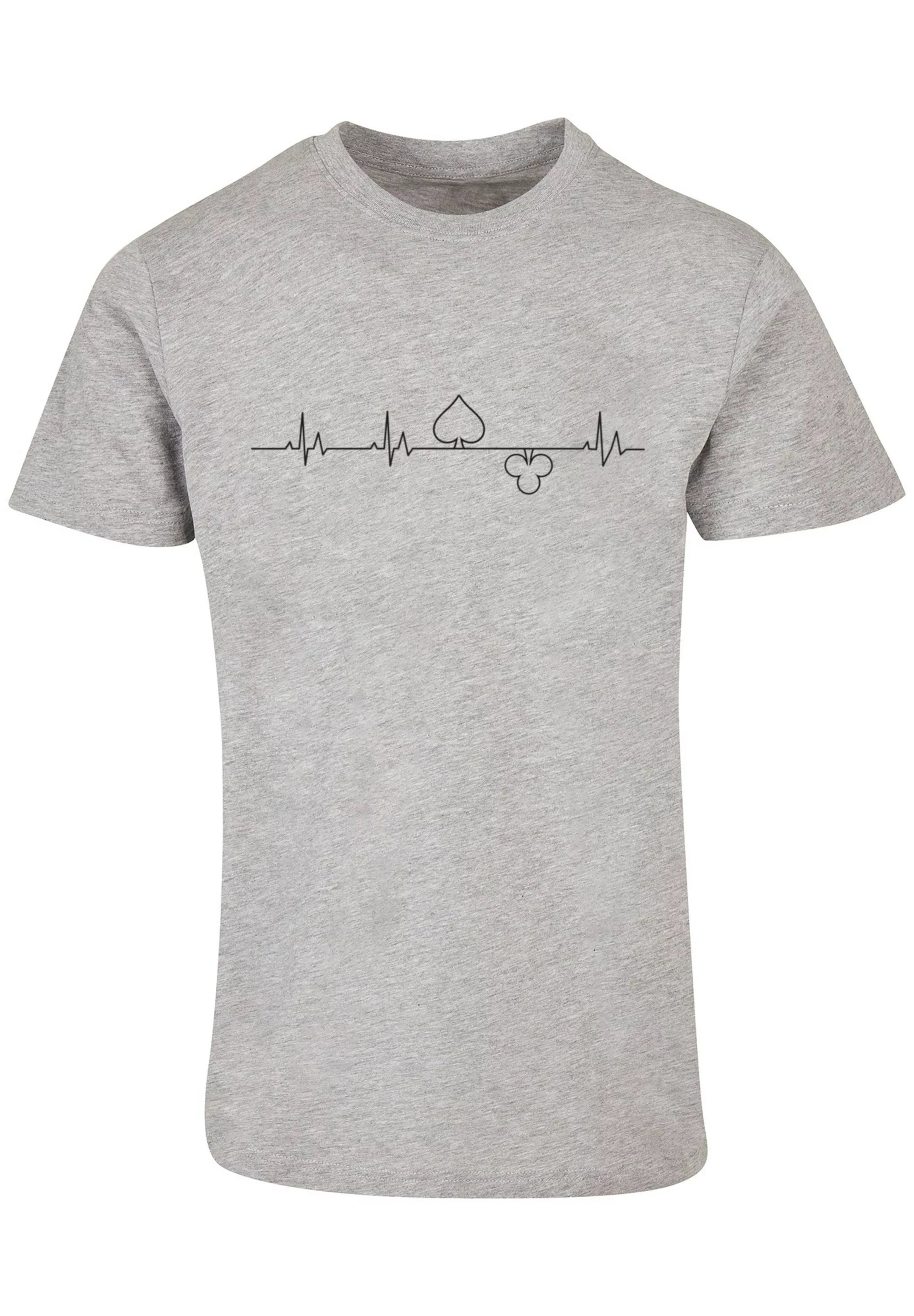 F4NT4STIC T-Shirt "Heartbeat Herz Poker", Print günstig online kaufen