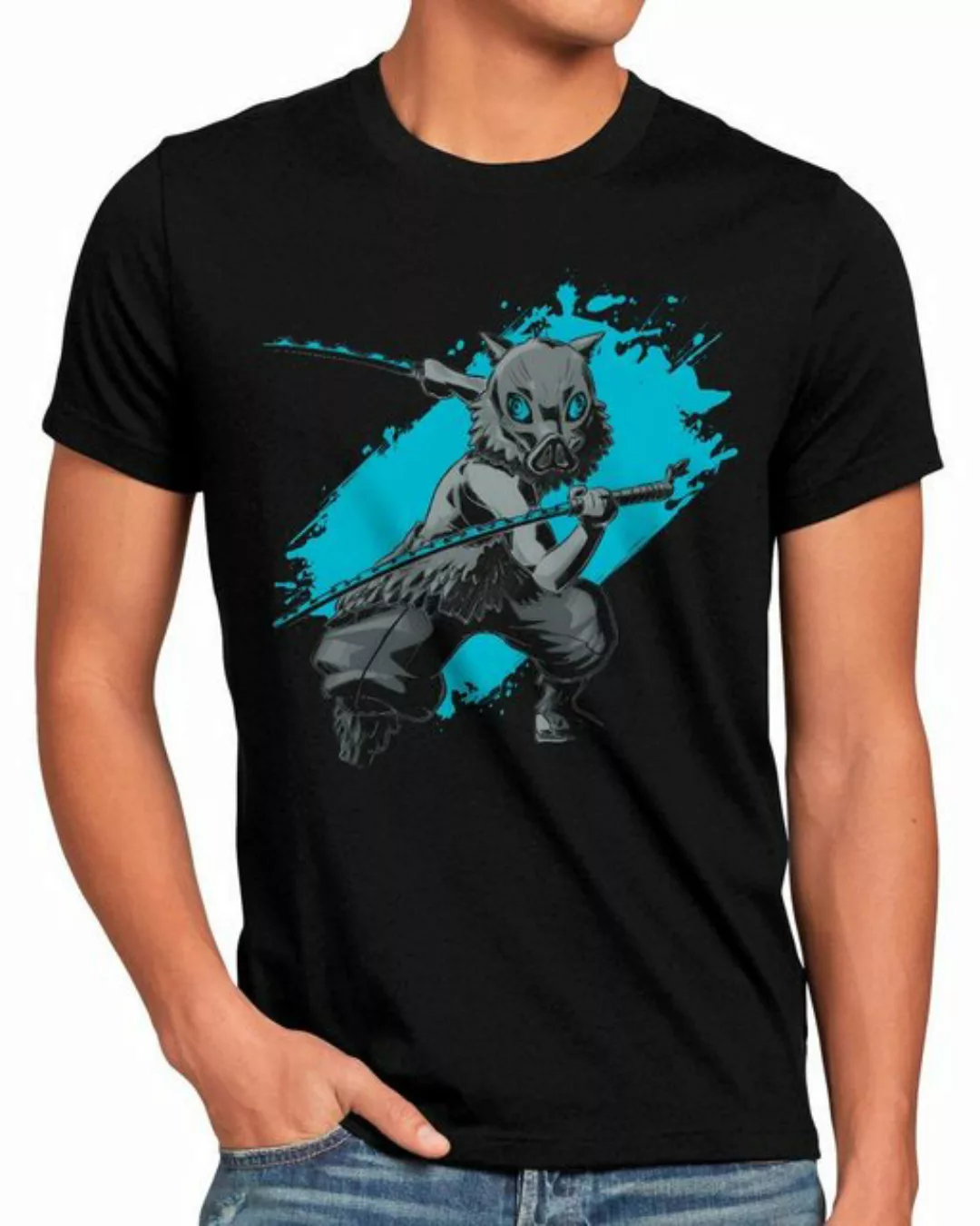 style3 Print-Shirt Herren T-Shirt demon anime japan manga slayer günstig online kaufen