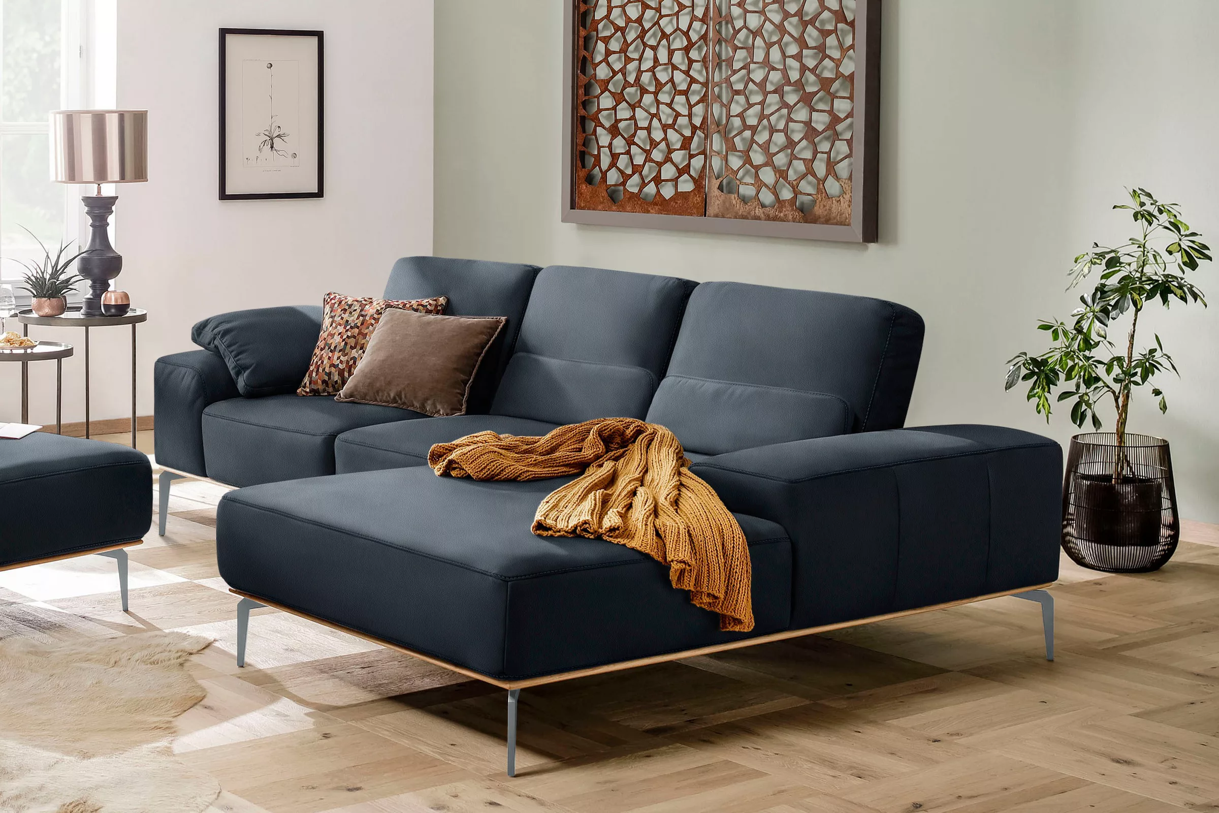 W.SCHILLIG Ecksofa "run, Designsofa mit tollem Sitzkomfort, bequem, L-Form" günstig online kaufen