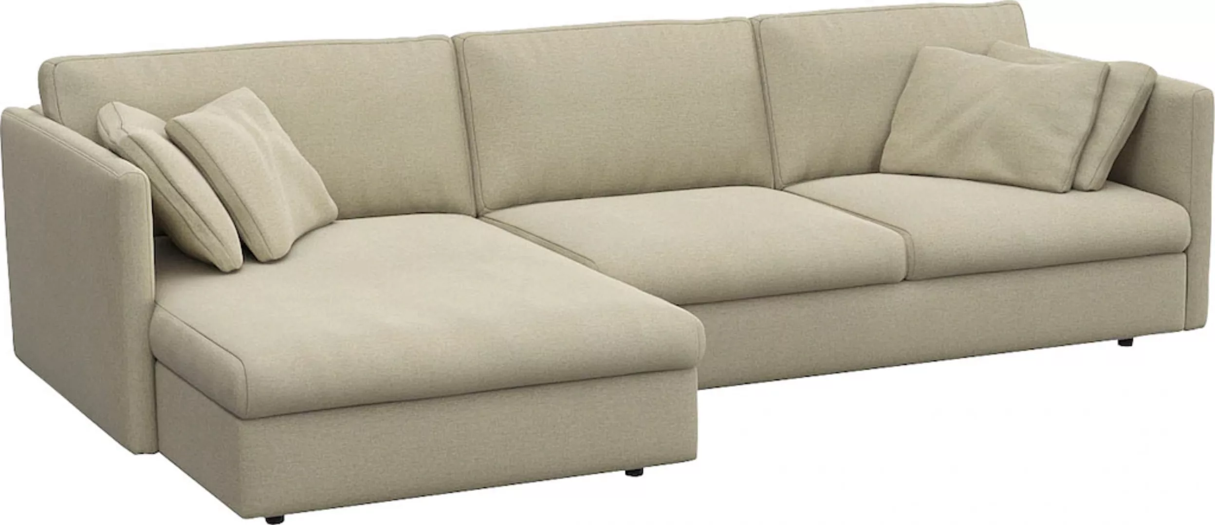 FLEXLUX Ecksofa »Lovane«, Weich & anschmiegsam, große Sitztiefe auf Kaltsch günstig online kaufen
