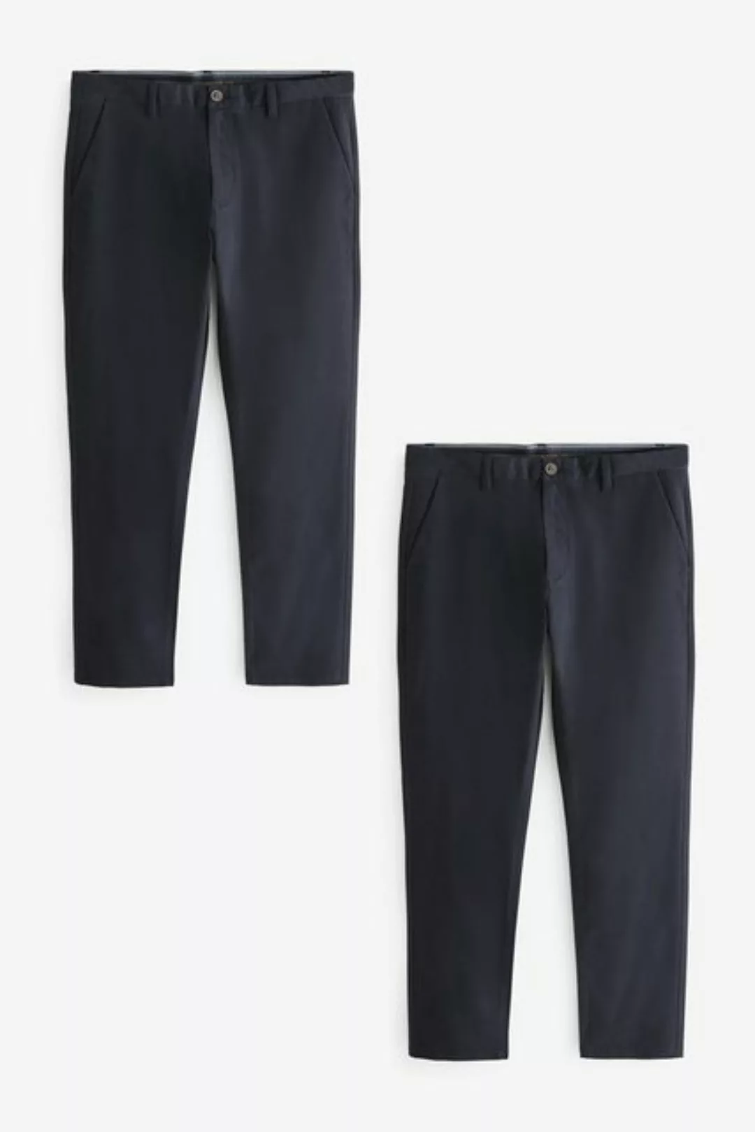 Next Chinohose Slim Fit Chinohose mit Stretch (2-tlg) günstig online kaufen