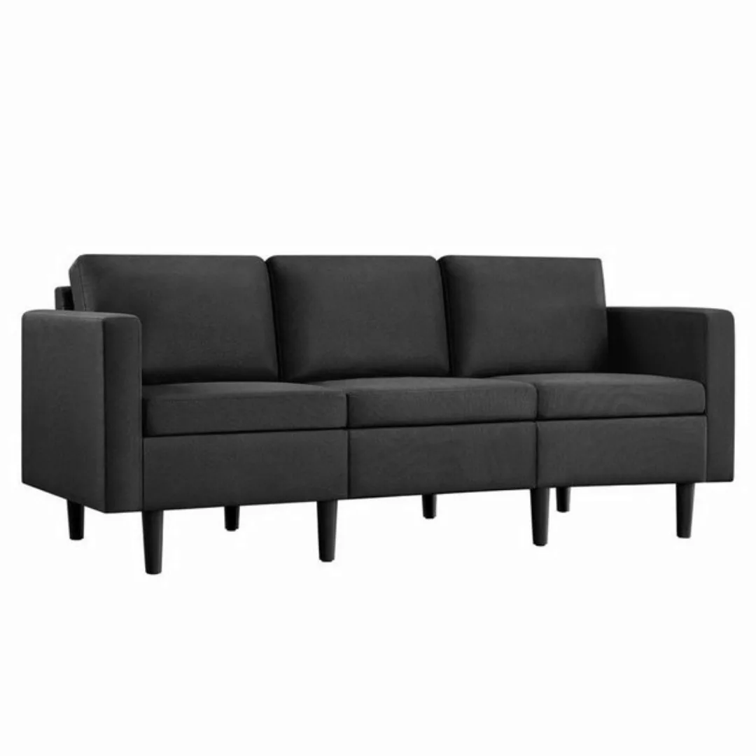 Yaheetech Schlafsofa, 3-Sitzer-Sofa Couch Polstersofa für 3 Personen, max.3 günstig online kaufen