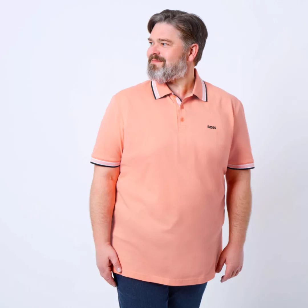 BOSS Poloshirt mit Kontrastdetails günstig online kaufen