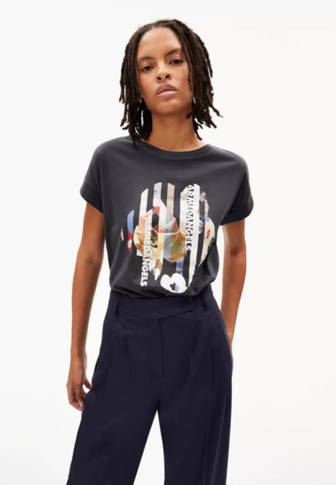 Idaa Photo Collage - Damen T-shirt Aus Bio-baumwolle günstig online kaufen