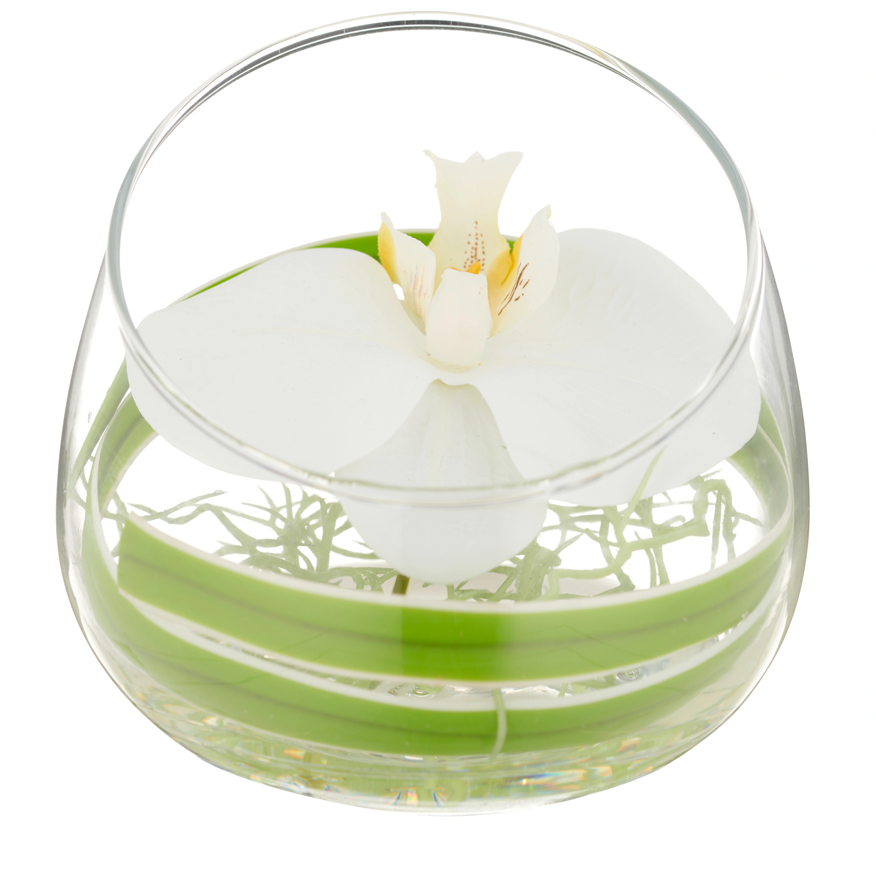 Creativ green Kunstblume "Glasgefäß mit Orchideenblüte", als elegantes Arra günstig online kaufen