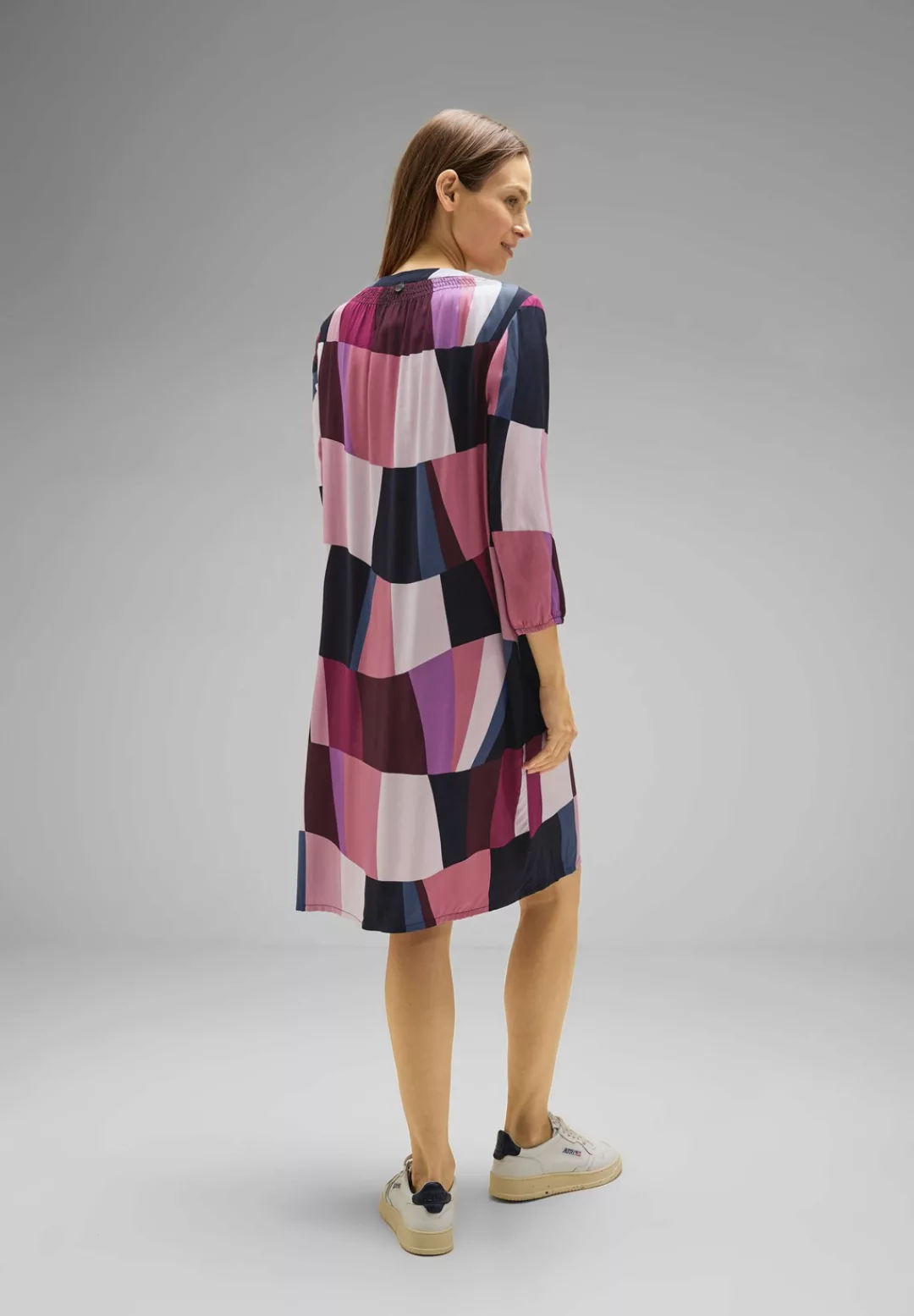 STREET ONE Sommerkleid, im Colourblock-Style günstig online kaufen