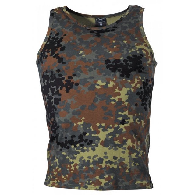 MFH Tanktop BW Tarn Tank-Top, flecktarn, 160g/m² - L 170 g/m² günstig online kaufen