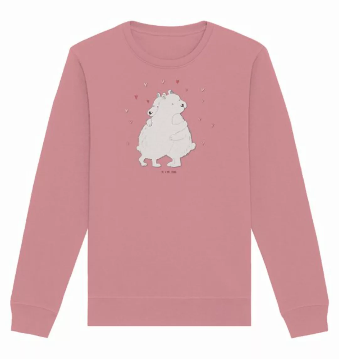 Mr. & Mrs. Panda Longpullover Größe XS Eisbär Umarmen - Canyon Pink - Gesch günstig online kaufen