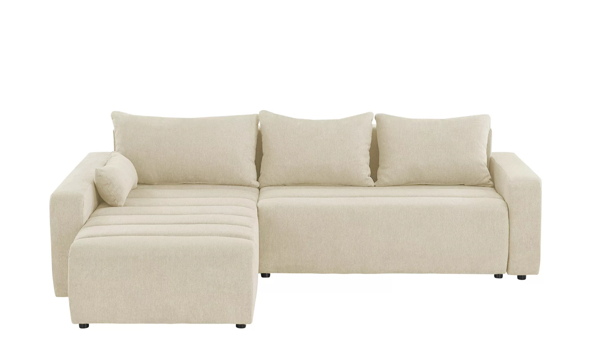 smart Ecksofa  Fania ¦ beige ¦ Maße (cm): B: 257 H: 72 T: 208 Polstermöbel günstig online kaufen