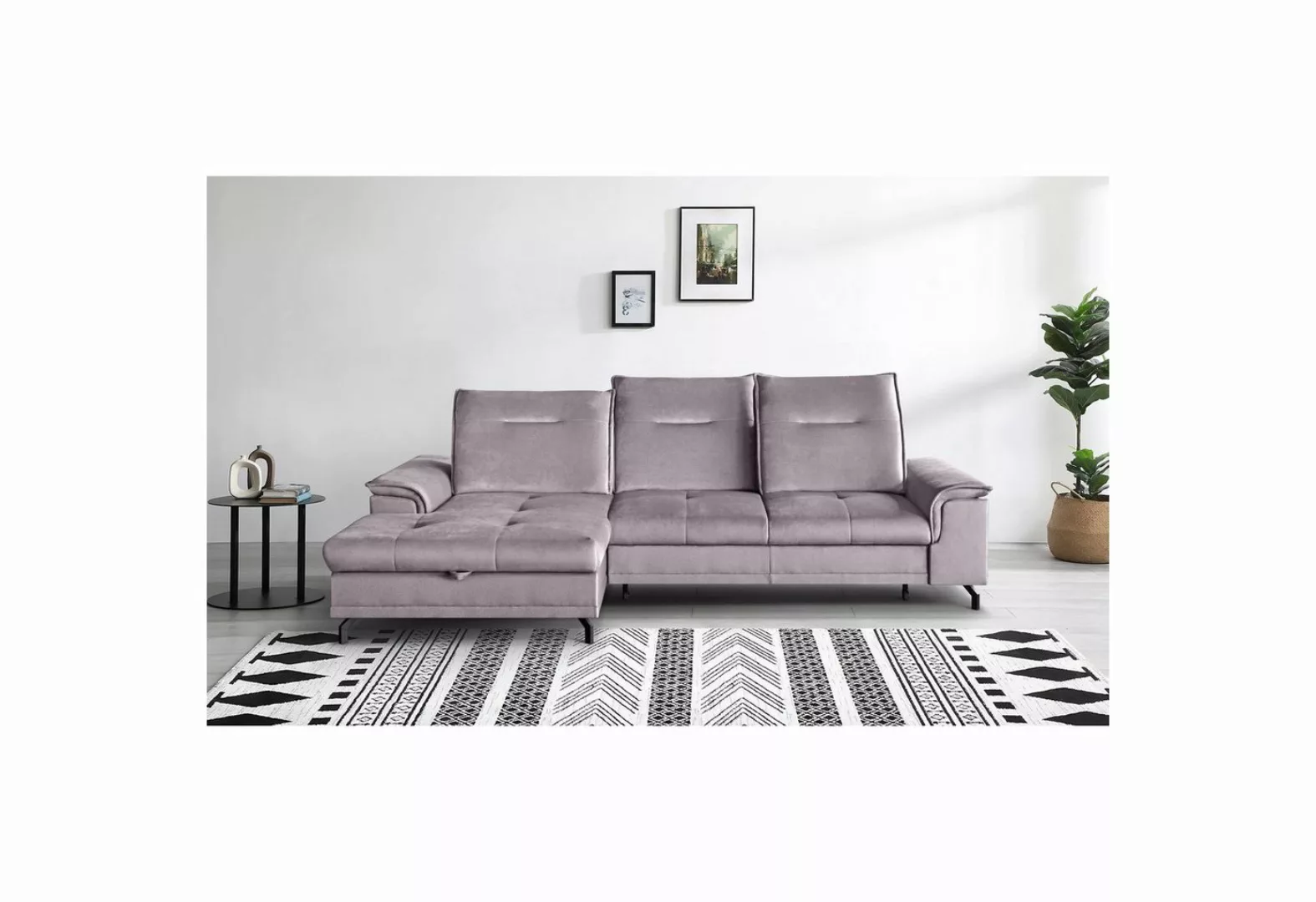 Beautysofa Ecksofa Bruno mini, Lieferung beinhaltet die Einbringung in die günstig online kaufen