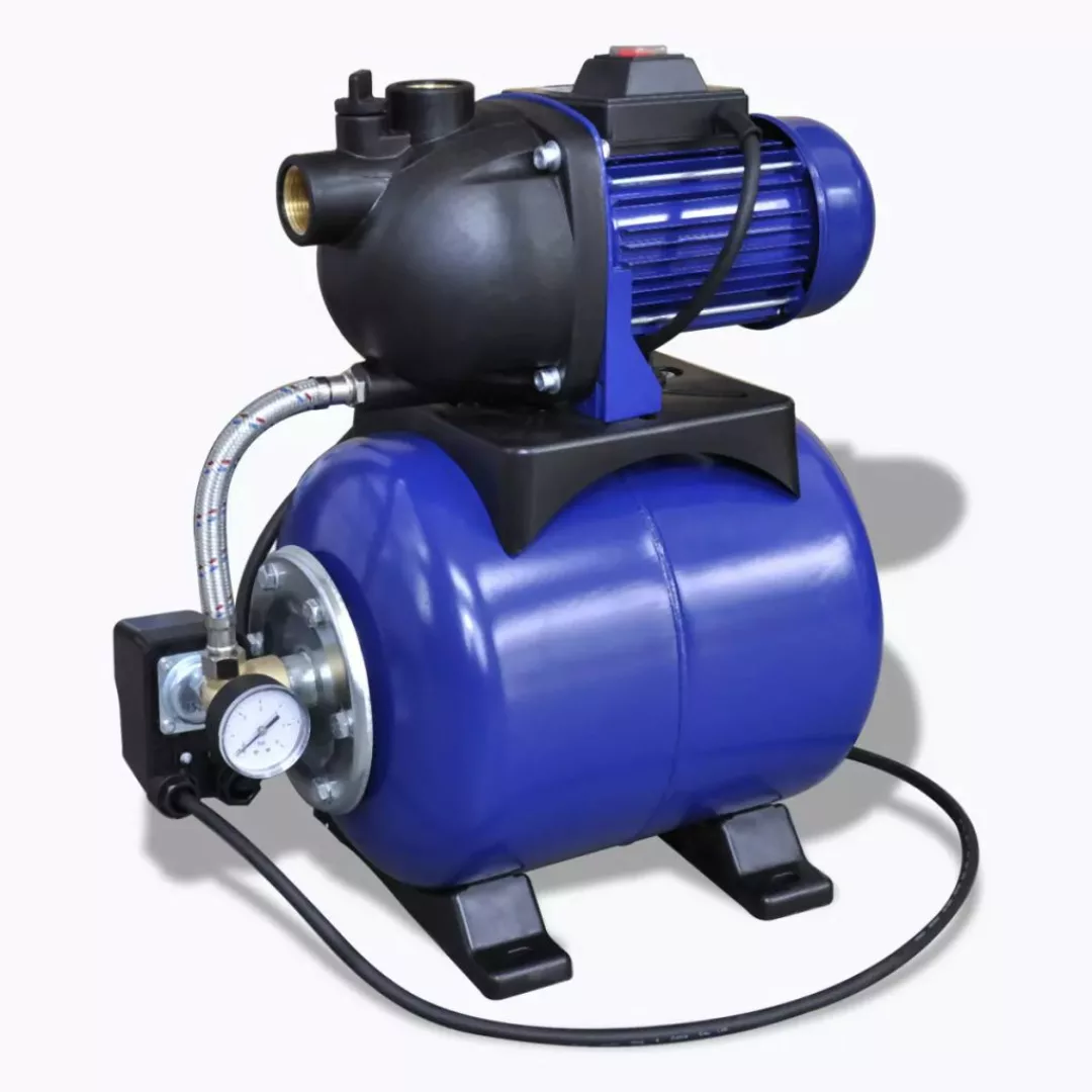Hauswasserwerk Gartenpumpe Motorpumpe Pumpe Elektronik 1200w Blau günstig online kaufen