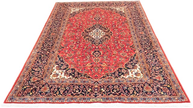 morgenland Orientteppich »Perser - Keshan - 224 x 140 cm - rot«, rechteckig günstig online kaufen