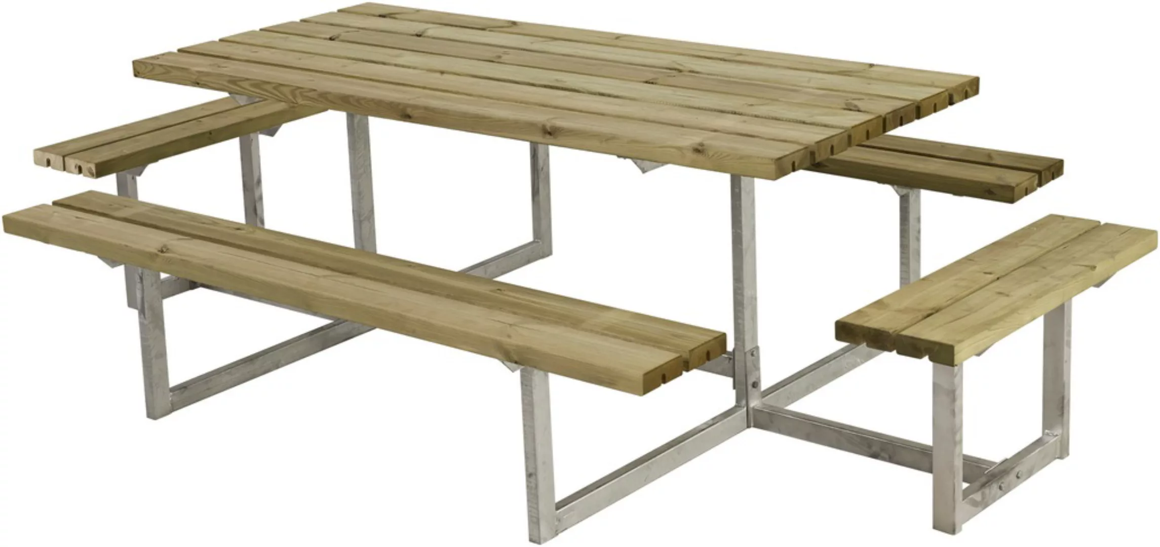 PLUS Garten-Essgruppe ""Basic" Kombimöbel + 2 Anbau", (1 tlg.), 260x160x73/ günstig online kaufen