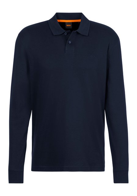 BOSS ORANGE Poloshirt Pe_interlock_long mit Polokragen günstig online kaufen