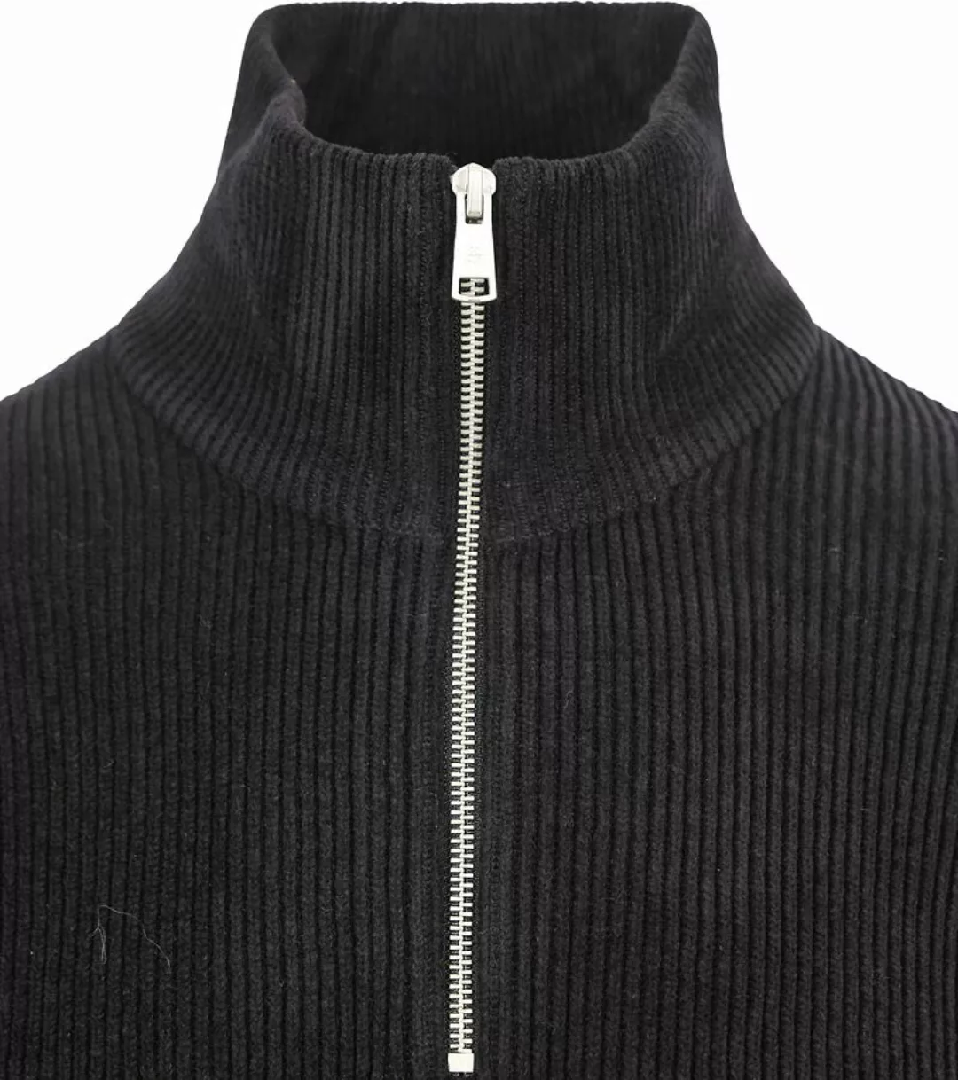 Marc O'Polo Half Zip Pullover Corduroy Schwarz - Größe XXL günstig online kaufen