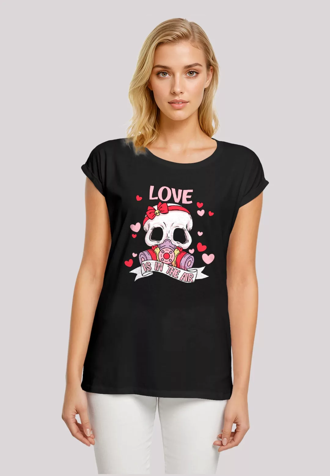 F4NT4STIC T-Shirt "Anti Valentinstag LOVE is in the air", Premium Qualität günstig online kaufen