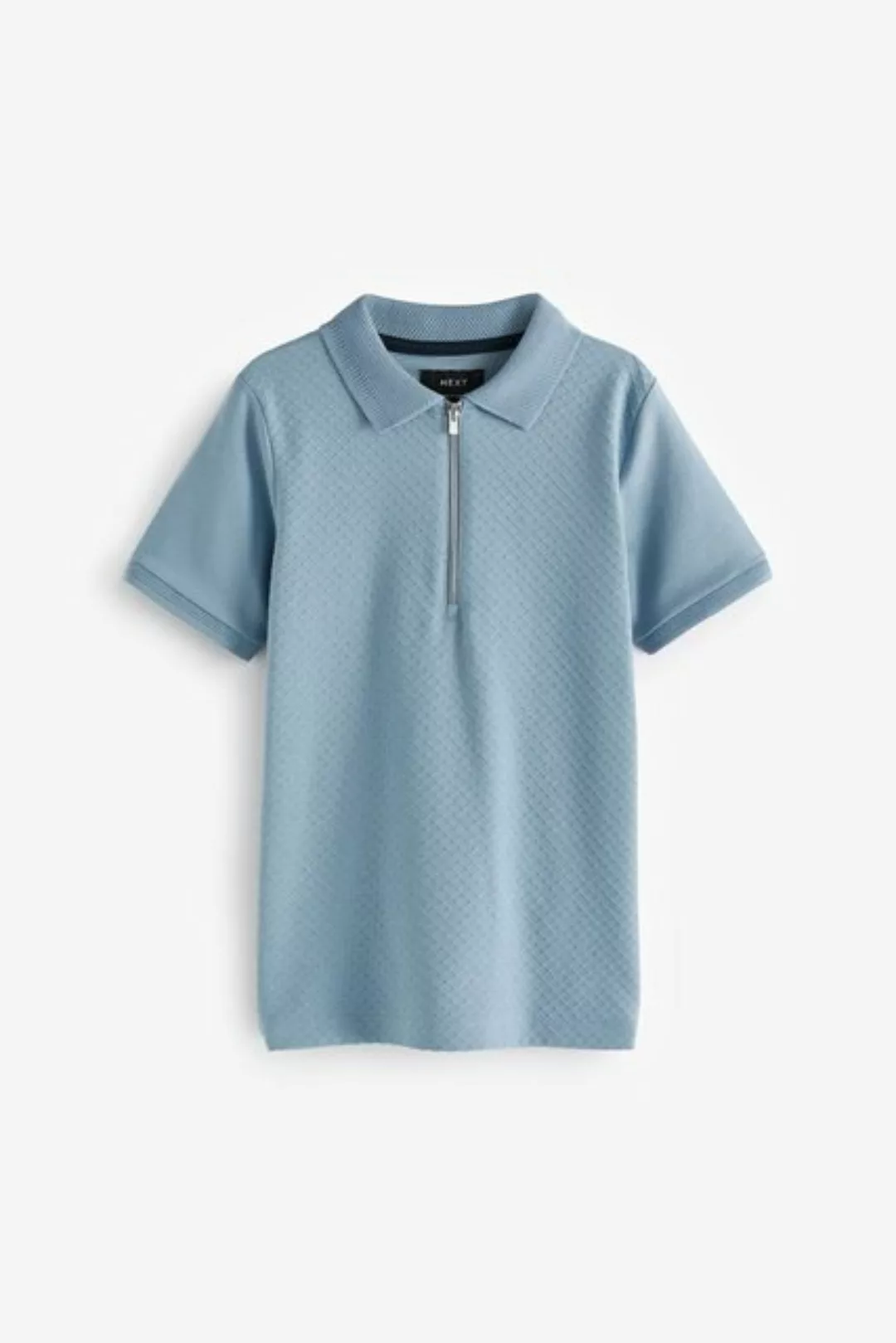 Next Poloshirt Kurzärmeliges Poloshirt mit Reißverschluss (1-tlg) günstig online kaufen