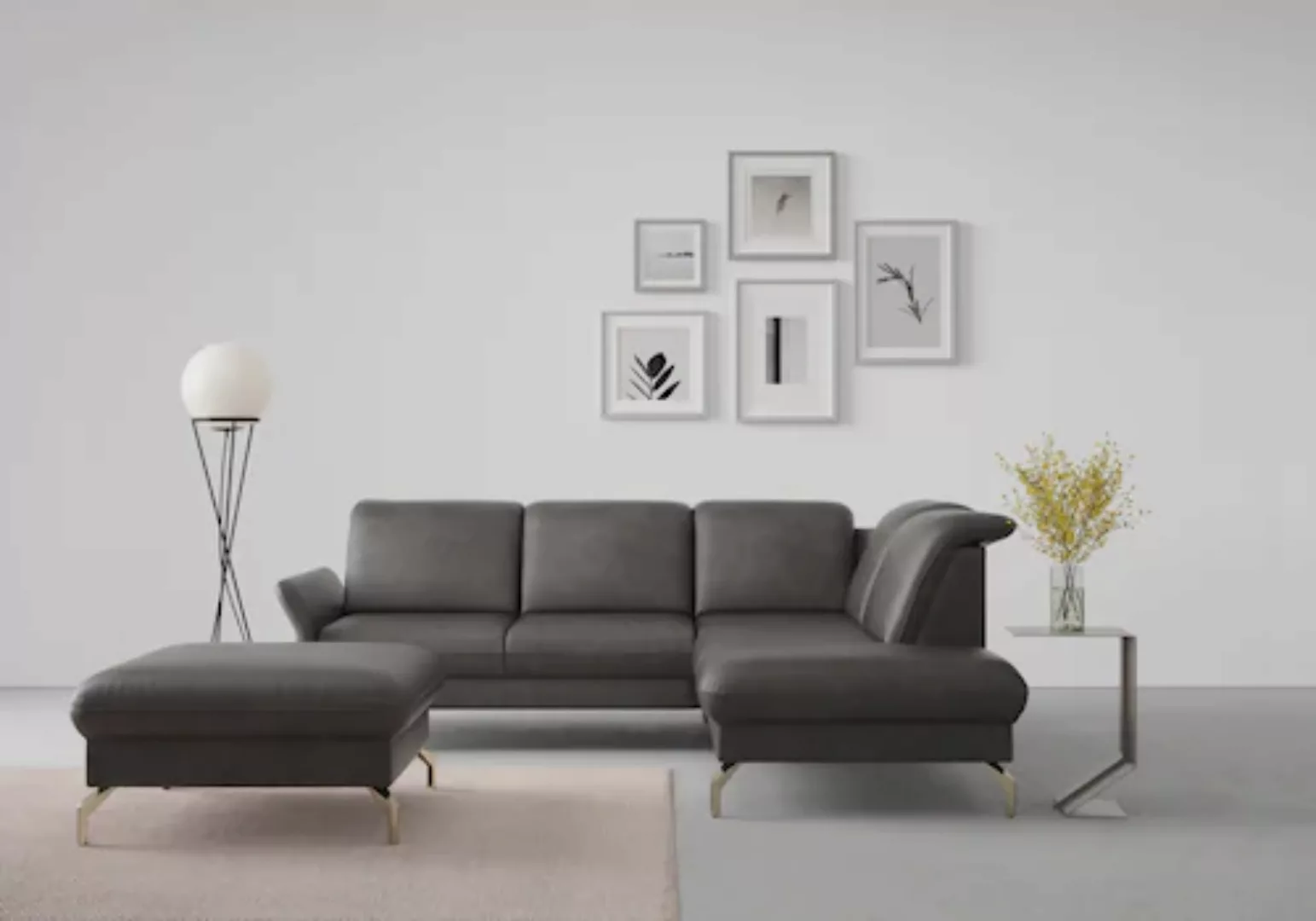 sit&more Ecksofa »Fashion L-Form«, wahlweise mit Kopfteilverstellung, Vorzi günstig online kaufen
