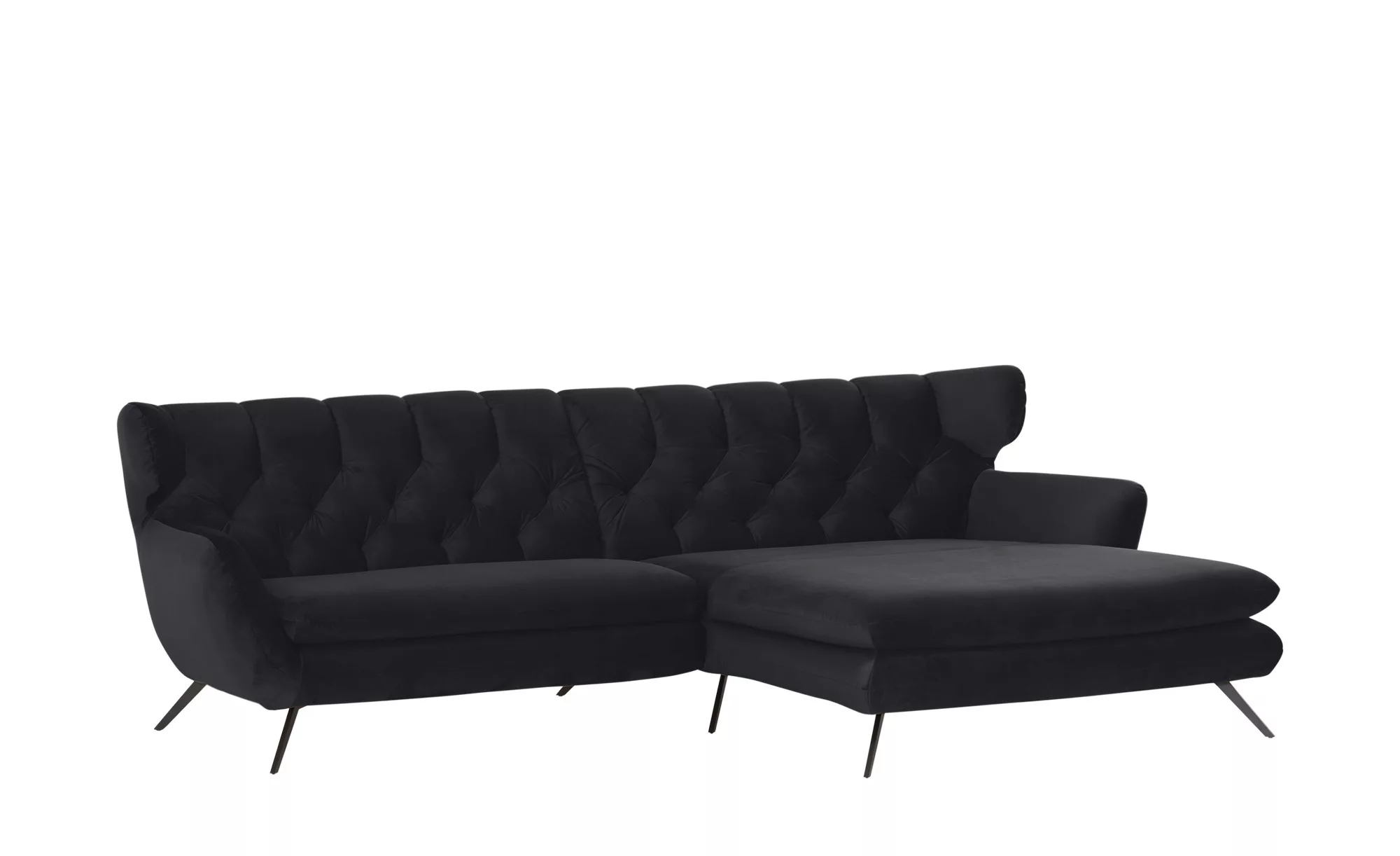 pop Ecksofa  Caldara ¦ schwarz ¦ Maße (cm): B: 300 H: 94 T: 175 Polstermöbe günstig online kaufen