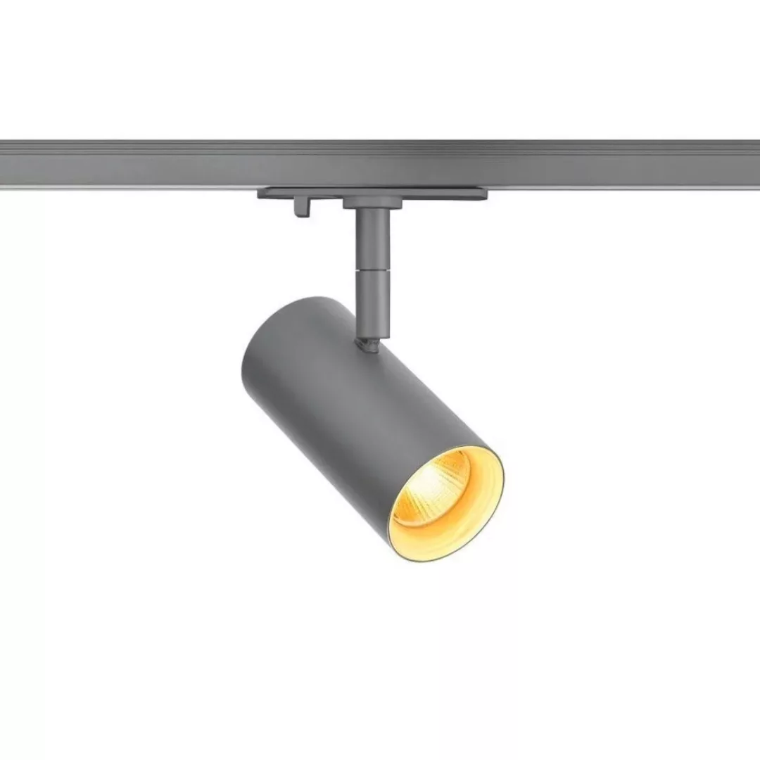 LED 1-Phasen-Spot Noblo in Grau 6W 750lm 3000K 32° günstig online kaufen