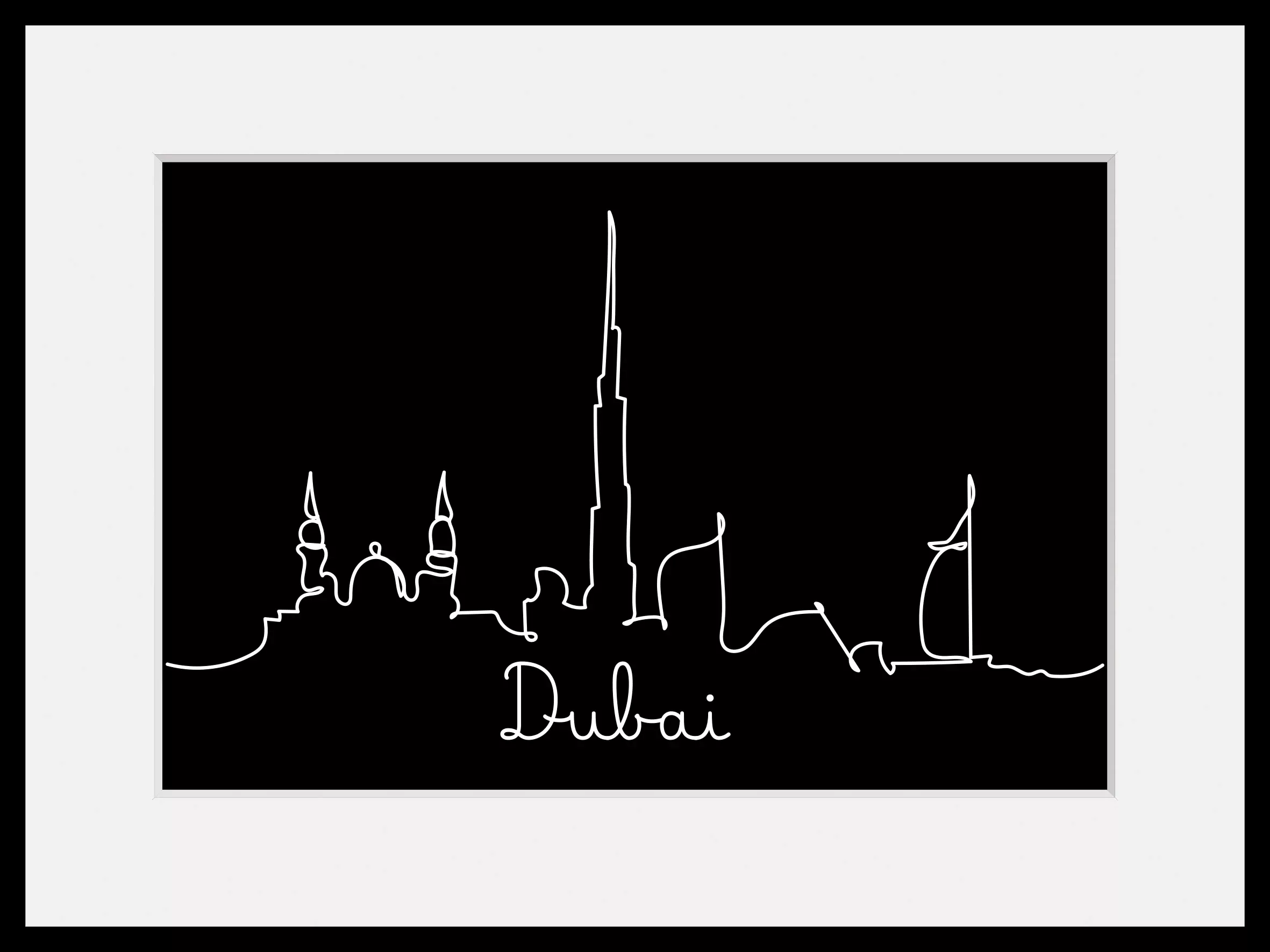 queence Bild »Dubai Skyline«, Städte, (1 St.) günstig online kaufen