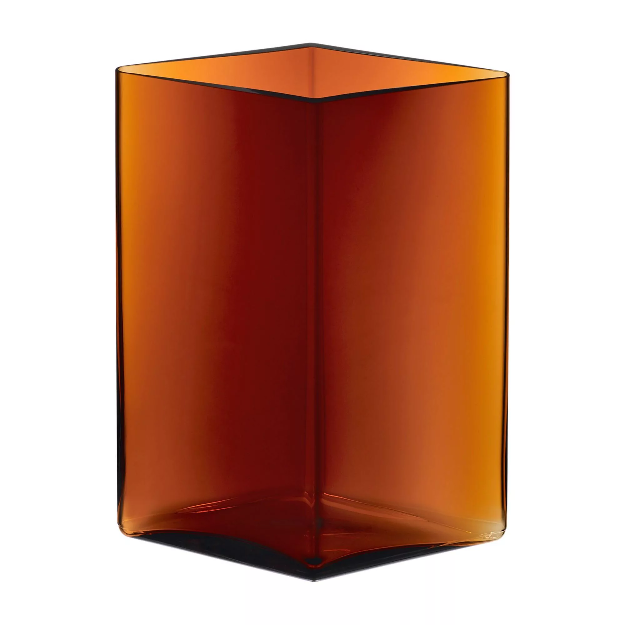 iittala - Ruutu Vase 205x270mm - kupfer/rautenförmig/LxBxH 20,5x20,5x27cm/H günstig online kaufen
