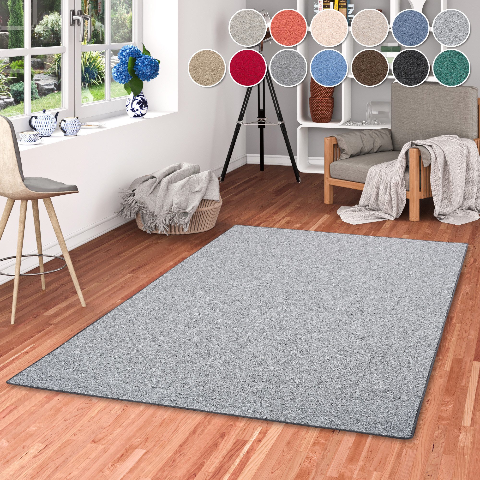 my home Teppich Fortis, Schlinge, Made günstig online kaufen