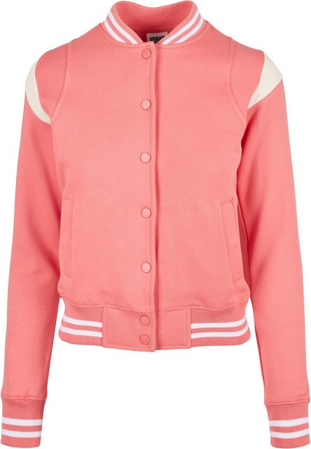 URBAN CLASSICS Collegejacke TB2618 - Ladies Inset College Sweat Jacket pale günstig online kaufen