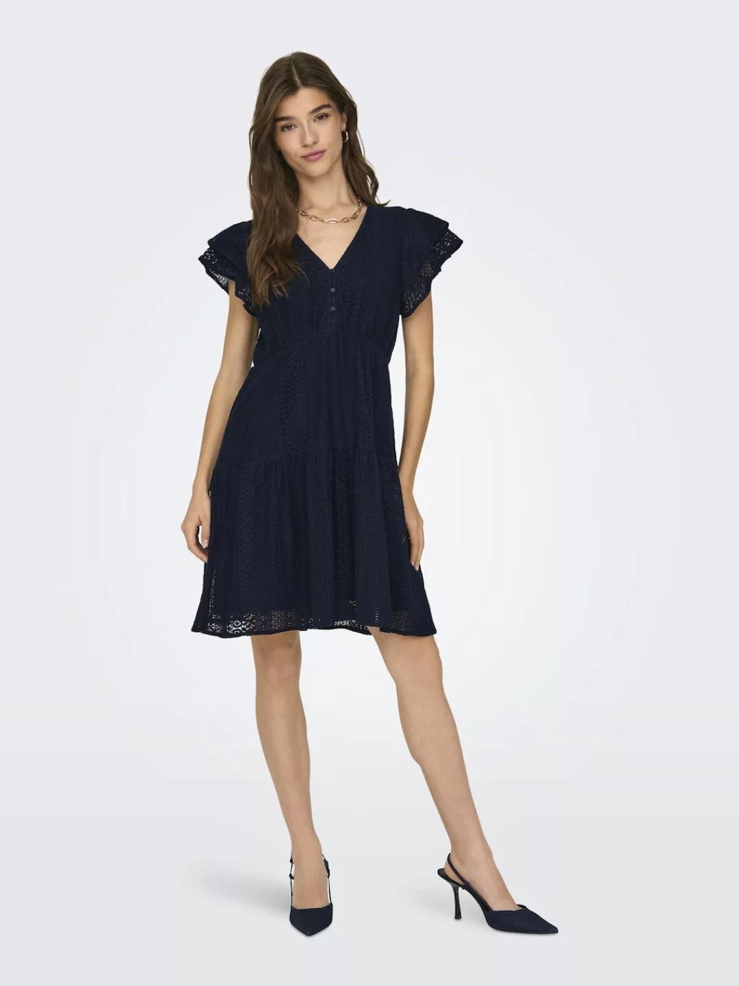 ONLY Sommerkleid ONLHELENA LACE CAPSL DRESS WVN NOOS günstig online kaufen