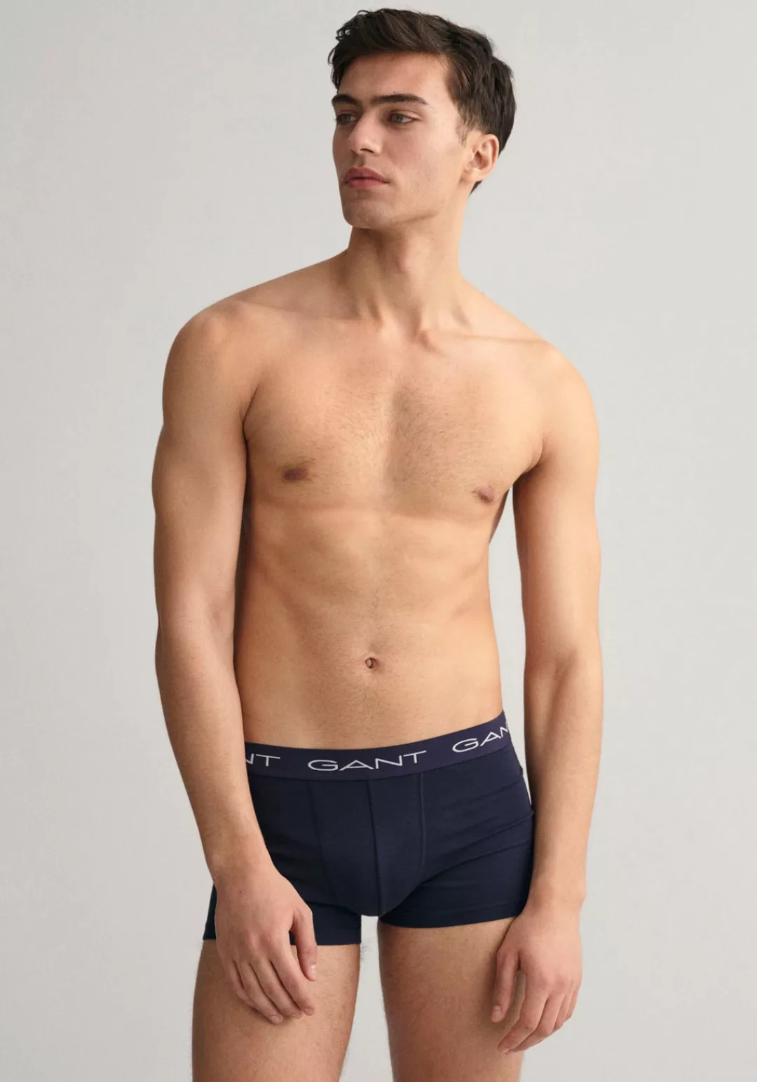 GANT 3-er Set Trunks Schwarz günstig online kaufen