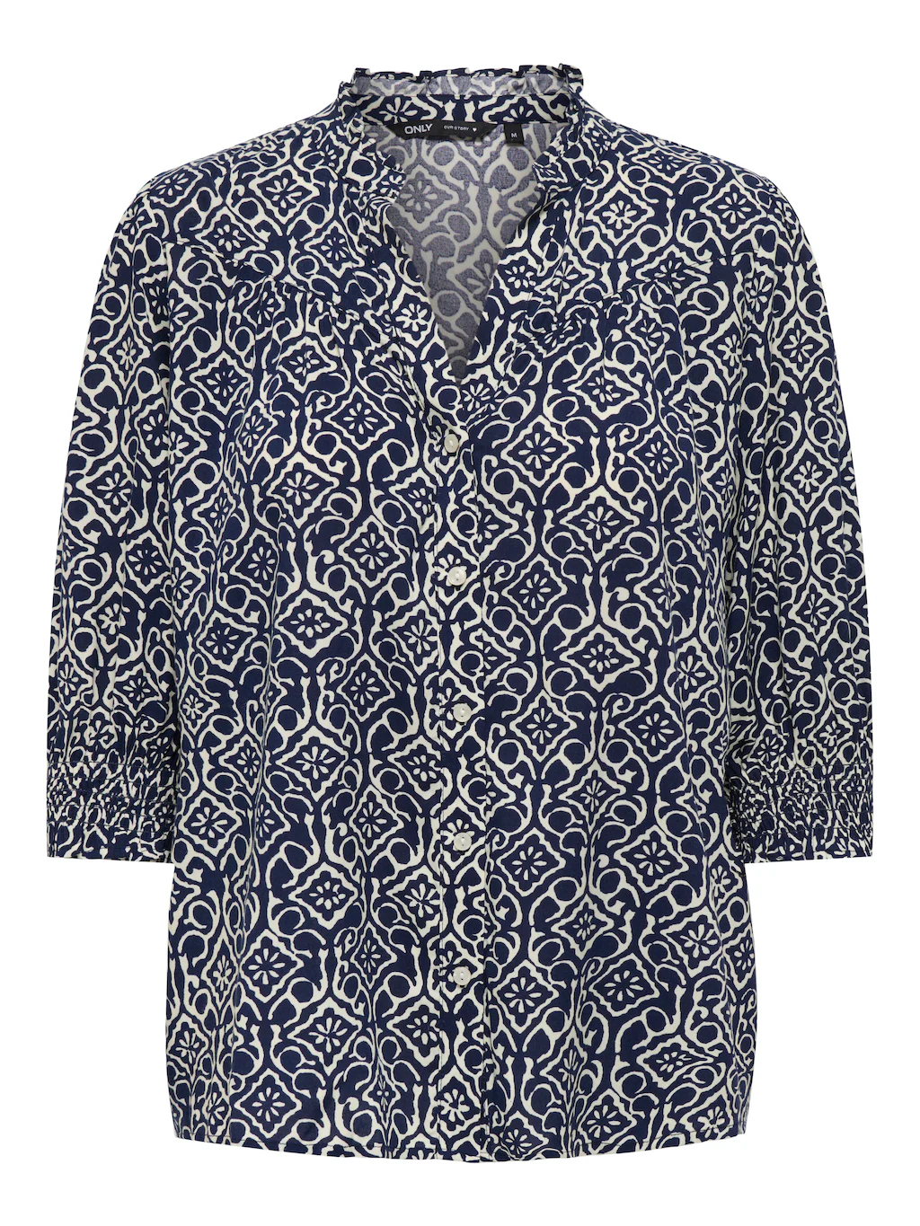 ONLY Kurzarmbluse "ONLRAYA 3/4 SHIRT WVN NOOS" günstig online kaufen