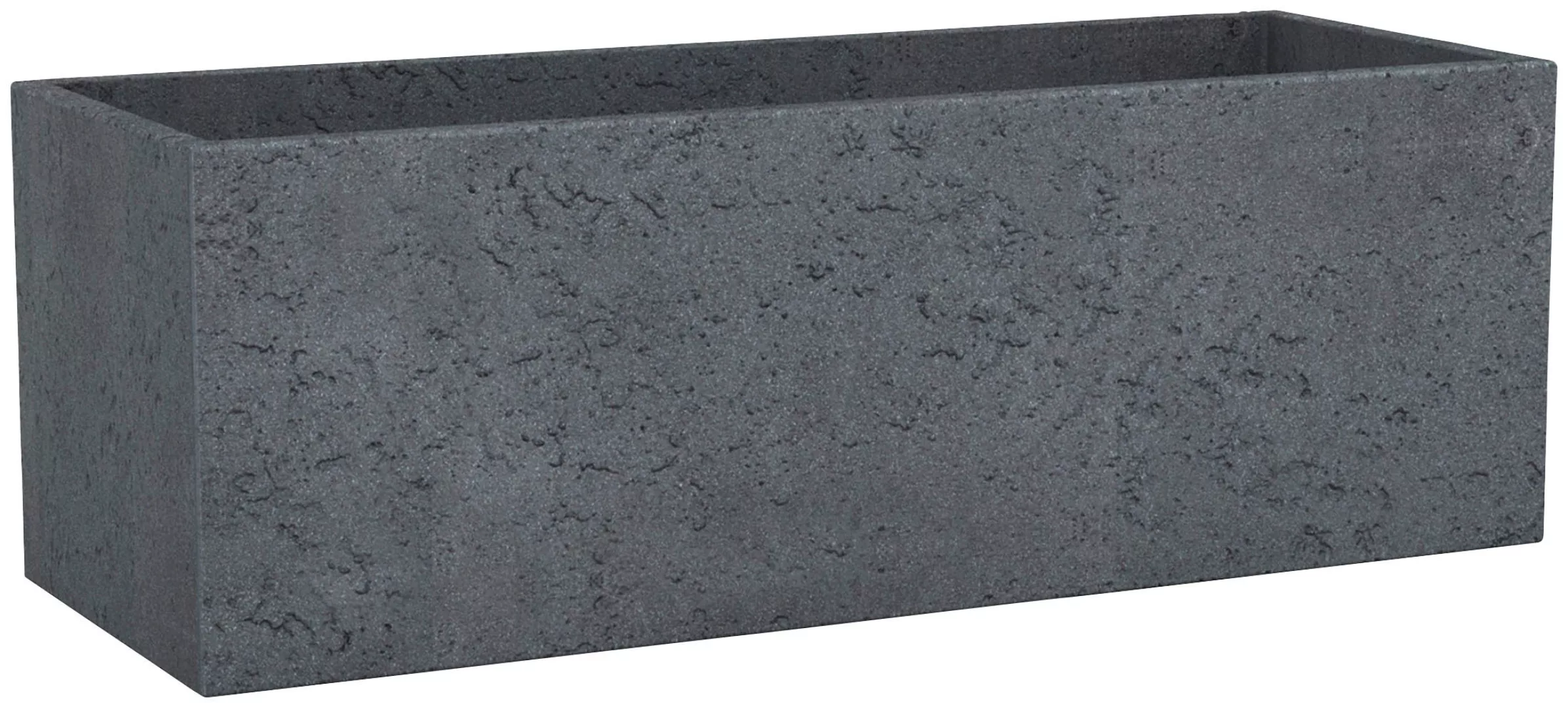 Scheurich Pflanzgefäß C-Cube Long 80 cm Stony Black günstig online kaufen