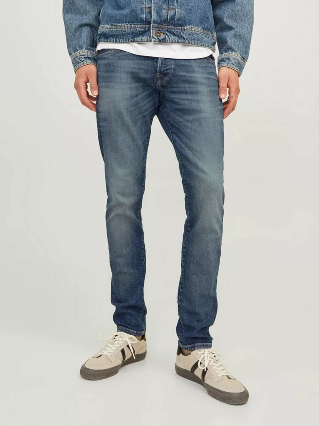 Jack & Jones Herren Jeans JJIGLENN JJICON JJ 167 - Slim Fit - Blau - Blue D günstig online kaufen