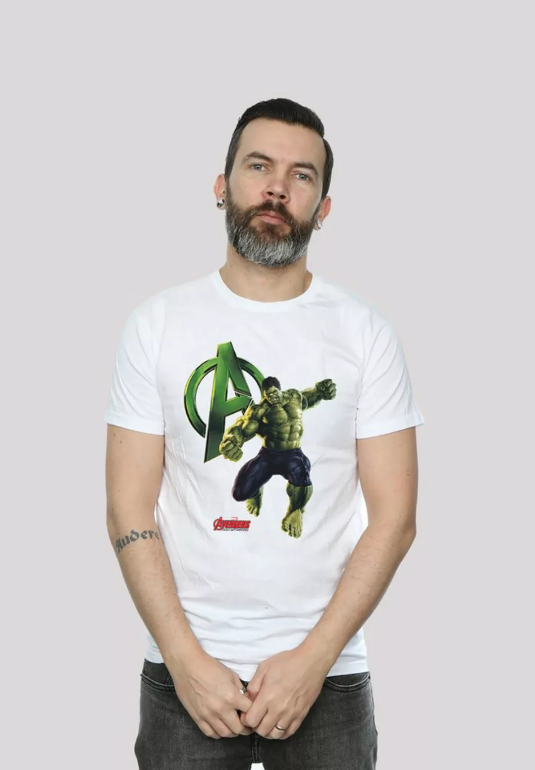 F4NT4STIC T-Shirt Marvel Avengers Age of Ultron Incredible Hulk Print günstig online kaufen