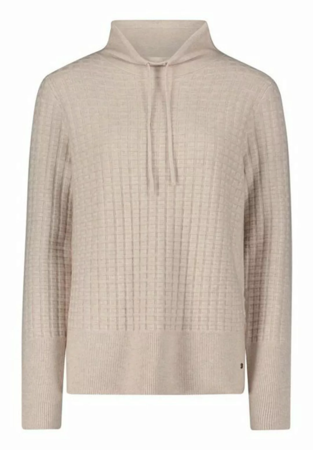 Betty&Co Sweatshirt Strickpullover Kurz 1/1 Arm, Light Brown Melange günstig online kaufen
