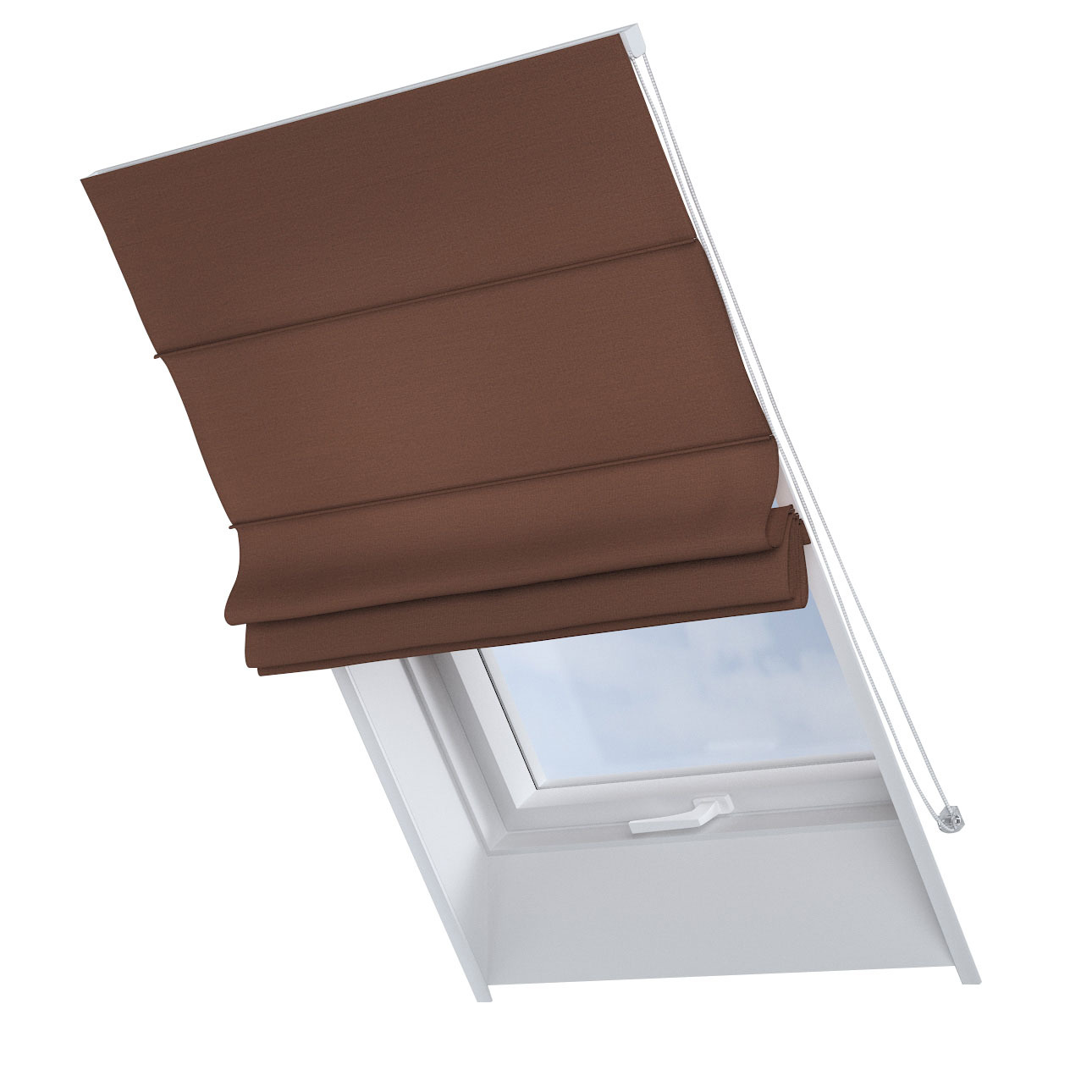 Dekoria Dachfenster-Raffrollo Rimini, braun, 50 x 60 cm günstig online kaufen