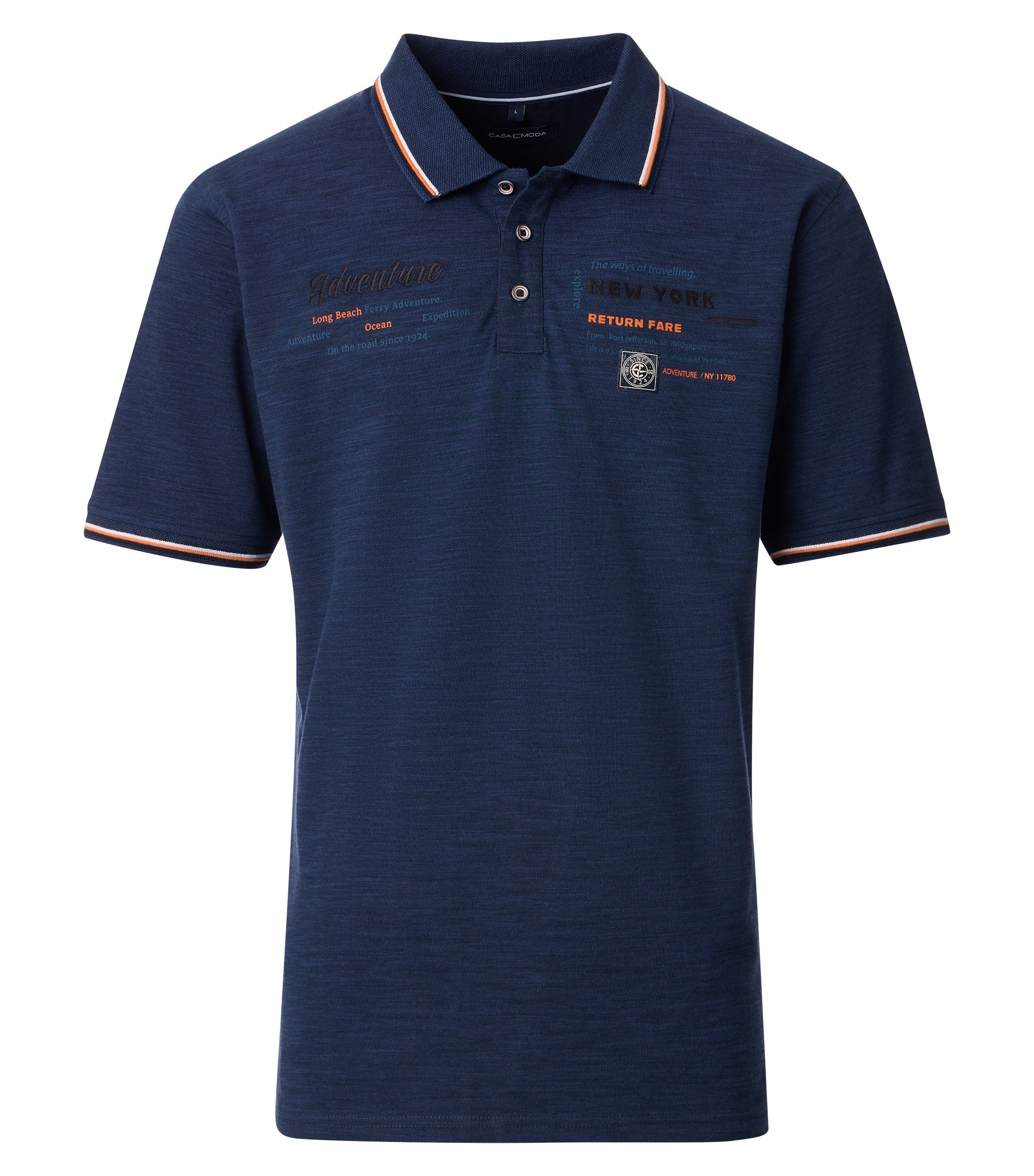 CASAMODA Poloshirt "CASAMODA Polo-Shirt uni" günstig online kaufen
