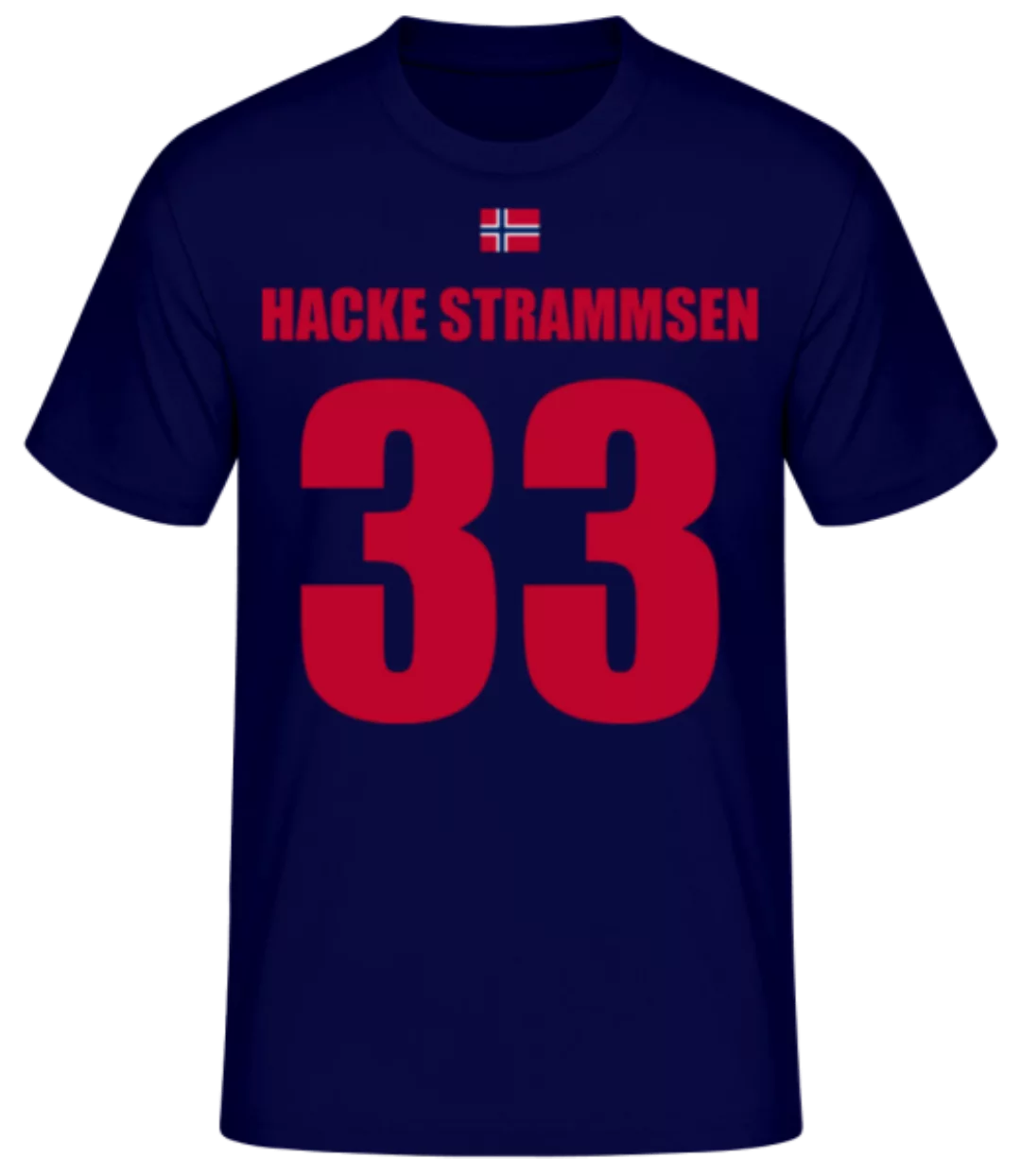 Norwegen Fußball Trikot Hacke Strammsen · Männer Basic T-Shirt günstig online kaufen