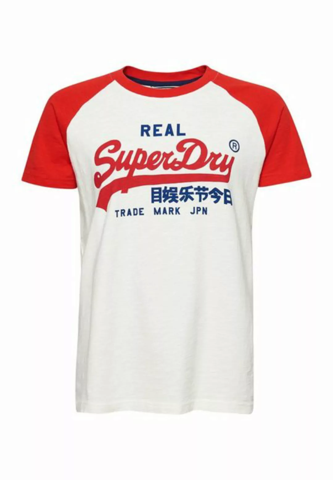 Superdry T-Shirt Superdry Damen T-Shirt VINTAGE LOGO HERITAGE TEE Winter Wh günstig online kaufen