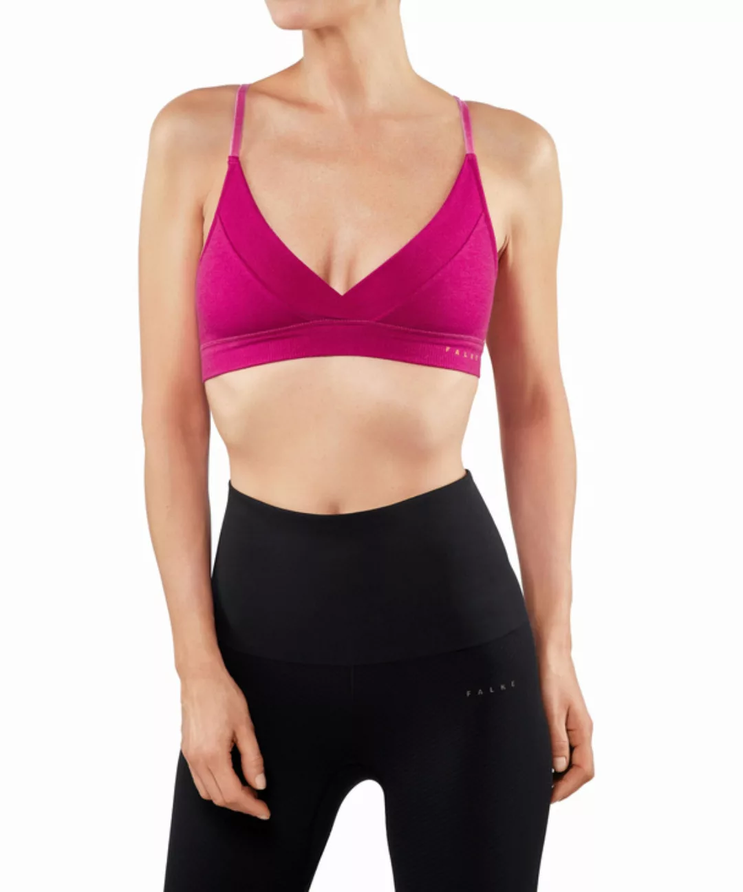FALKE Damen Sport-BH Wool-Tech Light, L, Pink, Schurwolle, 33465-828404 günstig online kaufen