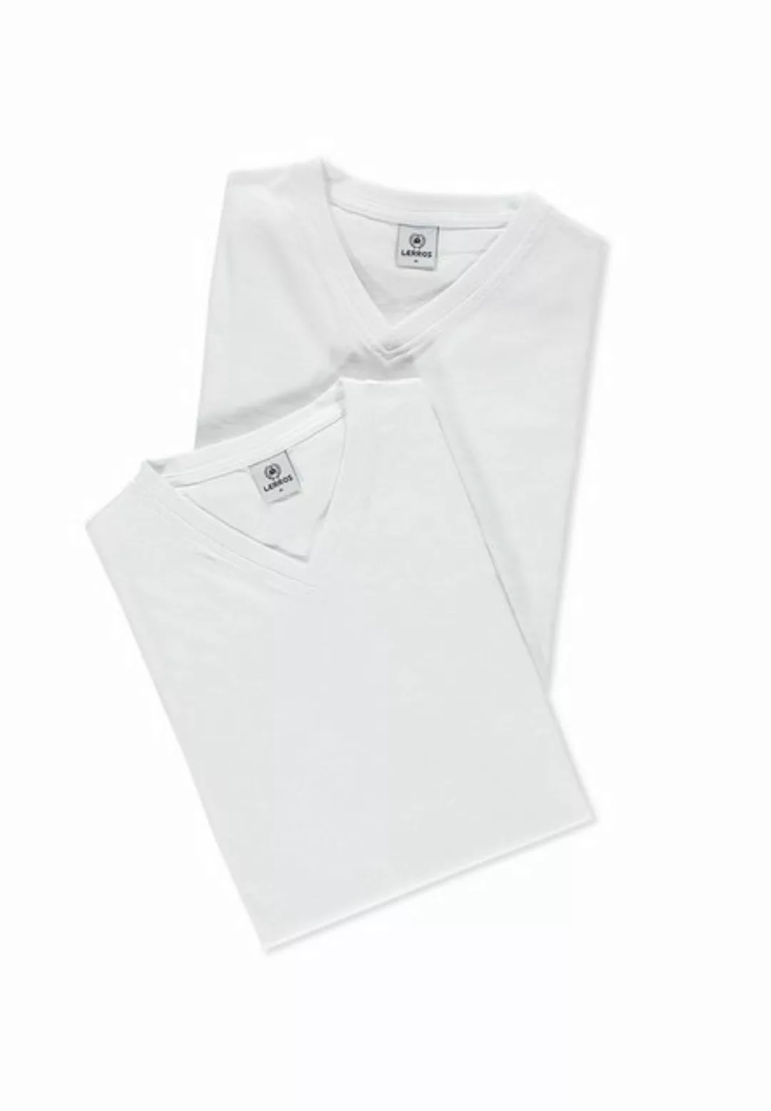 LERROS T-Shirt "LERROS V-Neck Doppelpack T-Shirt in Premium Baumwollqualitä günstig online kaufen