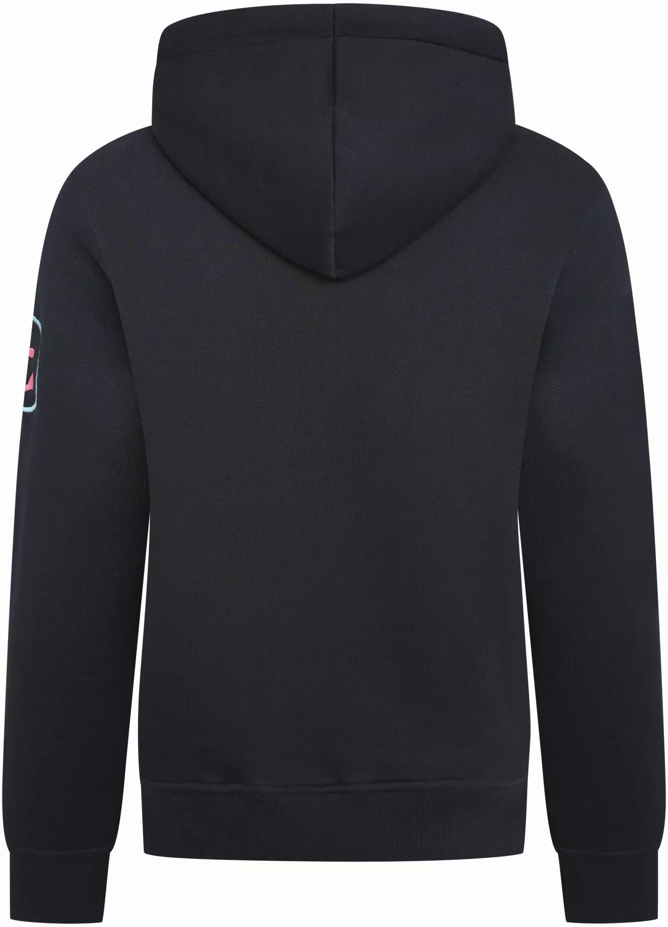 Zwillingsherz Sweatshirt mit Kapuze, Frontprint, Neondetail günstig online kaufen