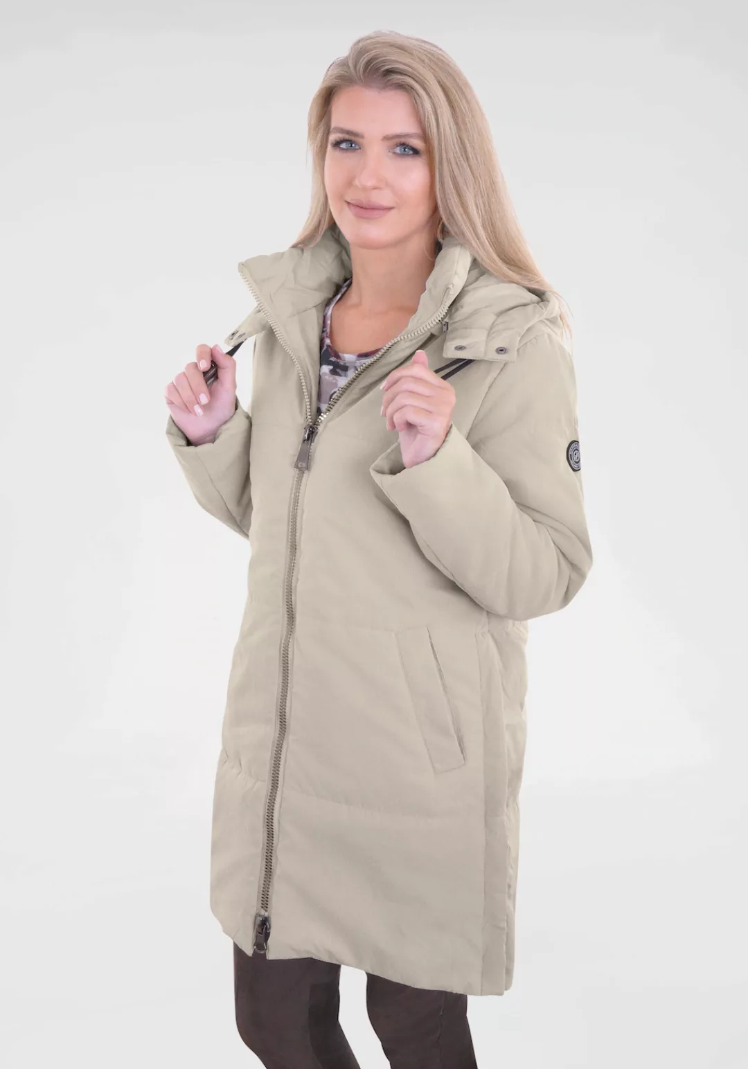 NAVIGAZIONE Winterjacke, mit Kapuze, mit Knopfleiste an den Seiten günstig online kaufen