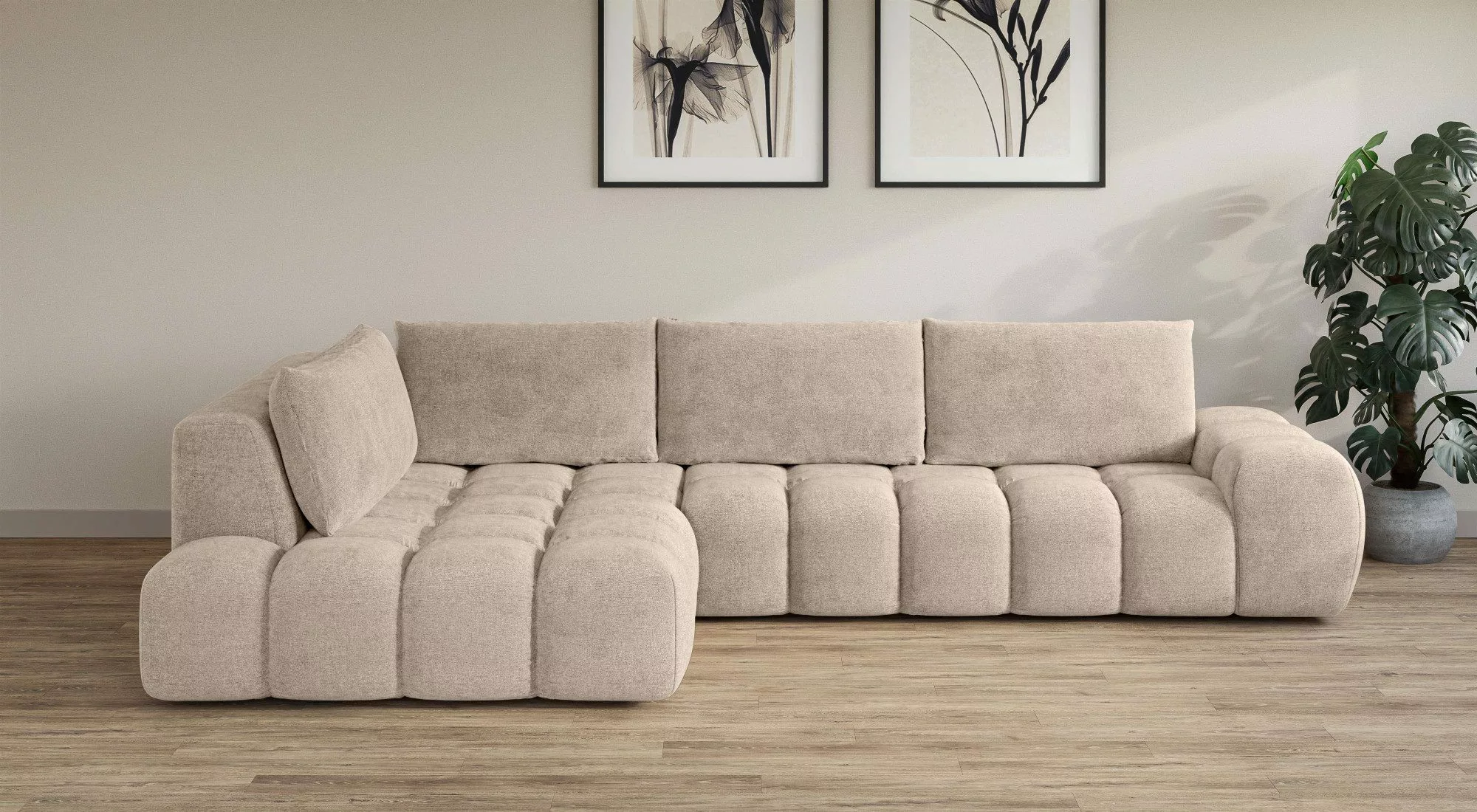INOSIGN Ecksofa AZITA klein, L-Form, elegant günstig online kaufen