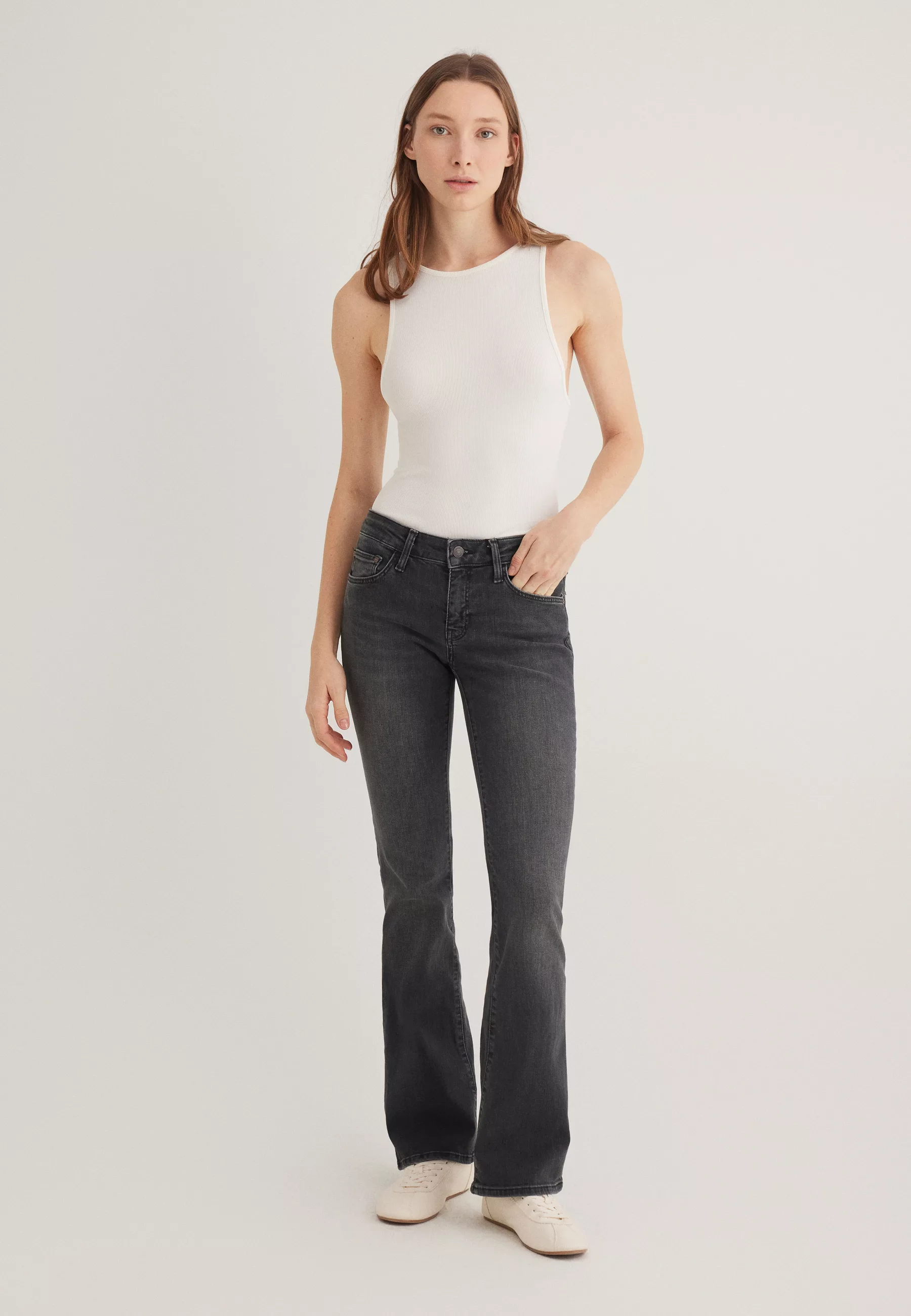 Mavi Bootcut-Jeans "BELLA MID-RISE", Bootcut Jeans günstig online kaufen