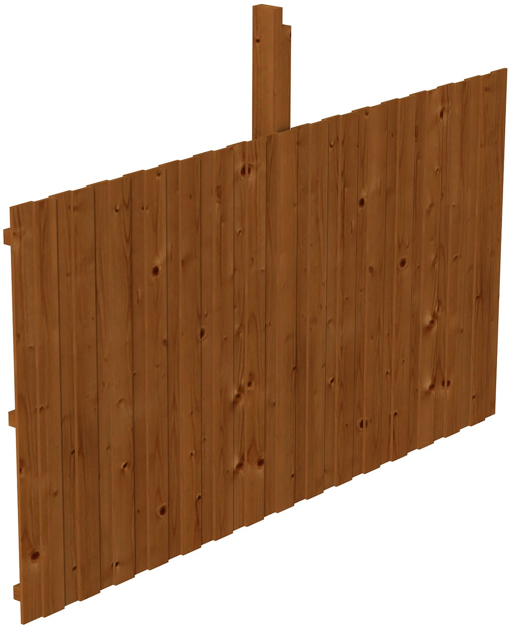 Skan Holz Rückwand Deckelschalung 341 x 180 cm Fichte Nussbaum günstig online kaufen