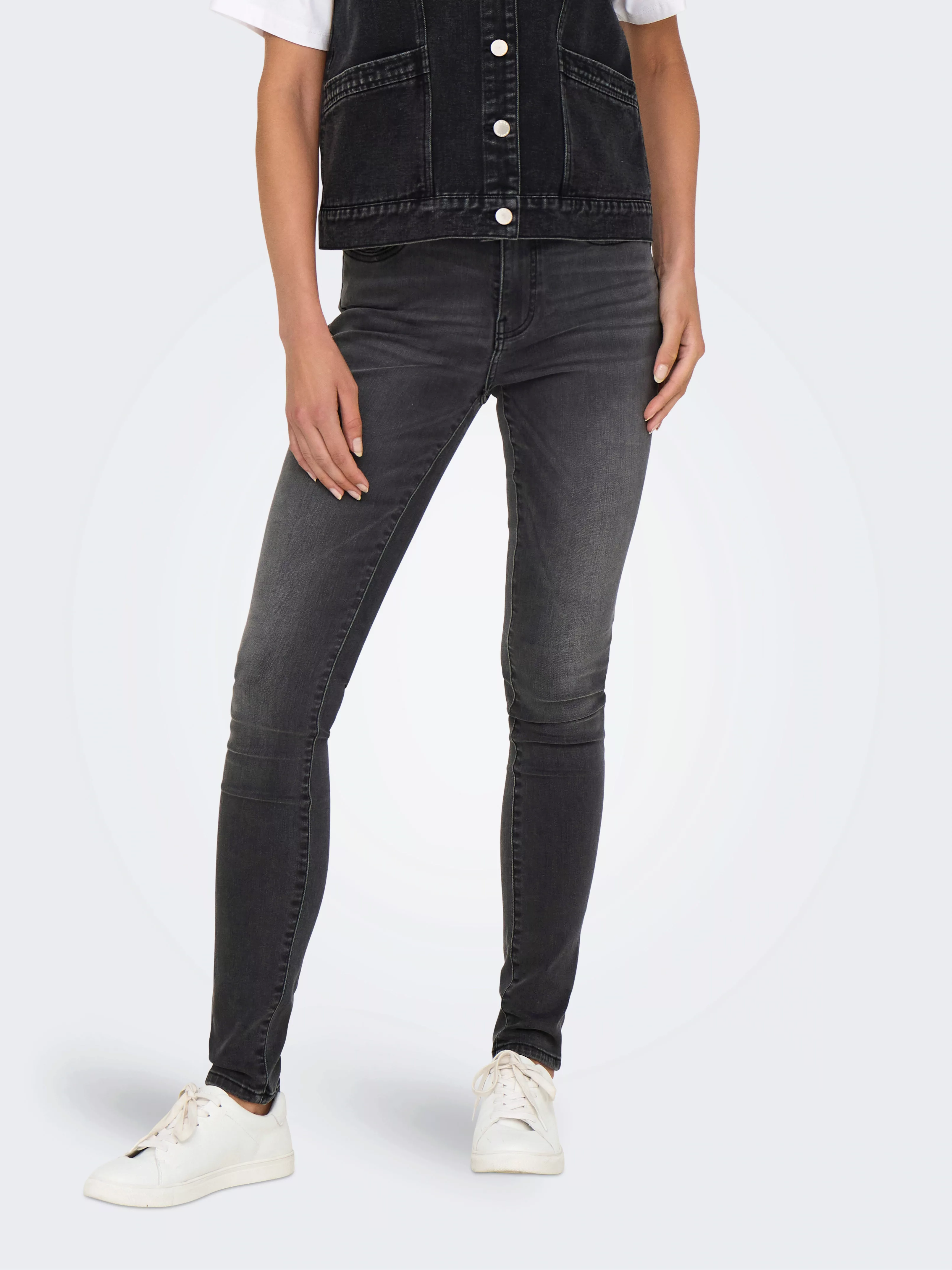 ONLY Skinny-fit-Jeans ONLPAOLA HW SK ANA DNM X günstig online kaufen