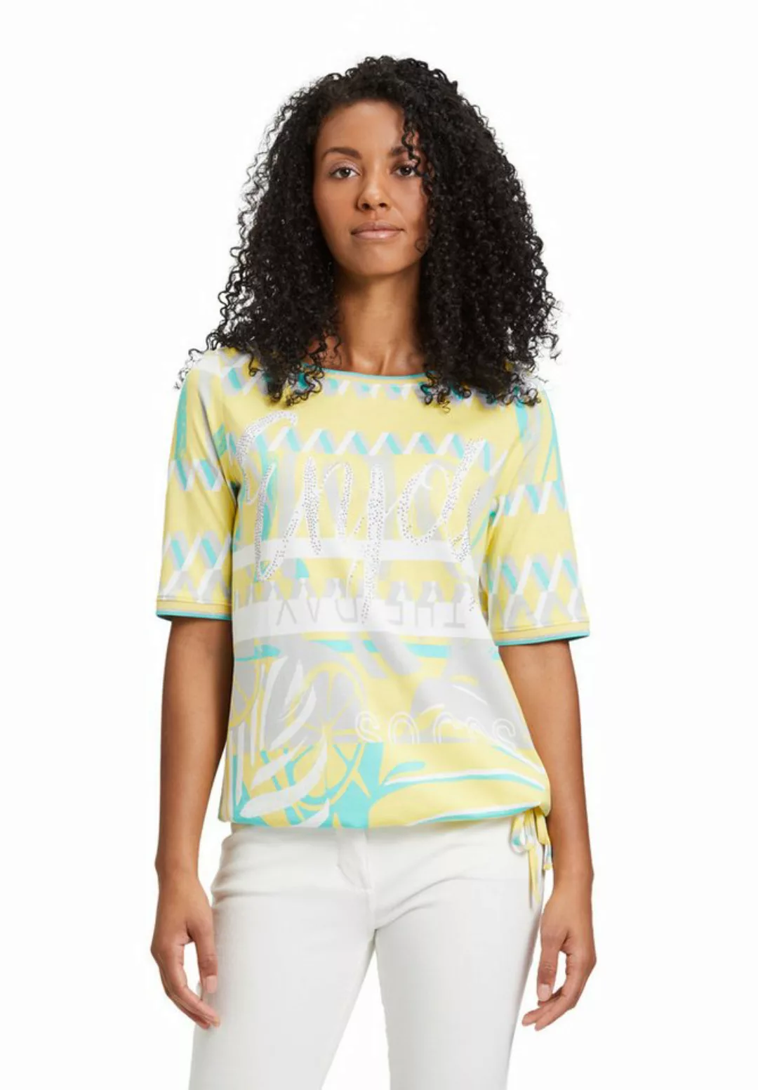 Betty Barclay Kurzarmshirt Betty Barclay Casual-Shirt mit Tunnelzug (1-tlg) günstig online kaufen