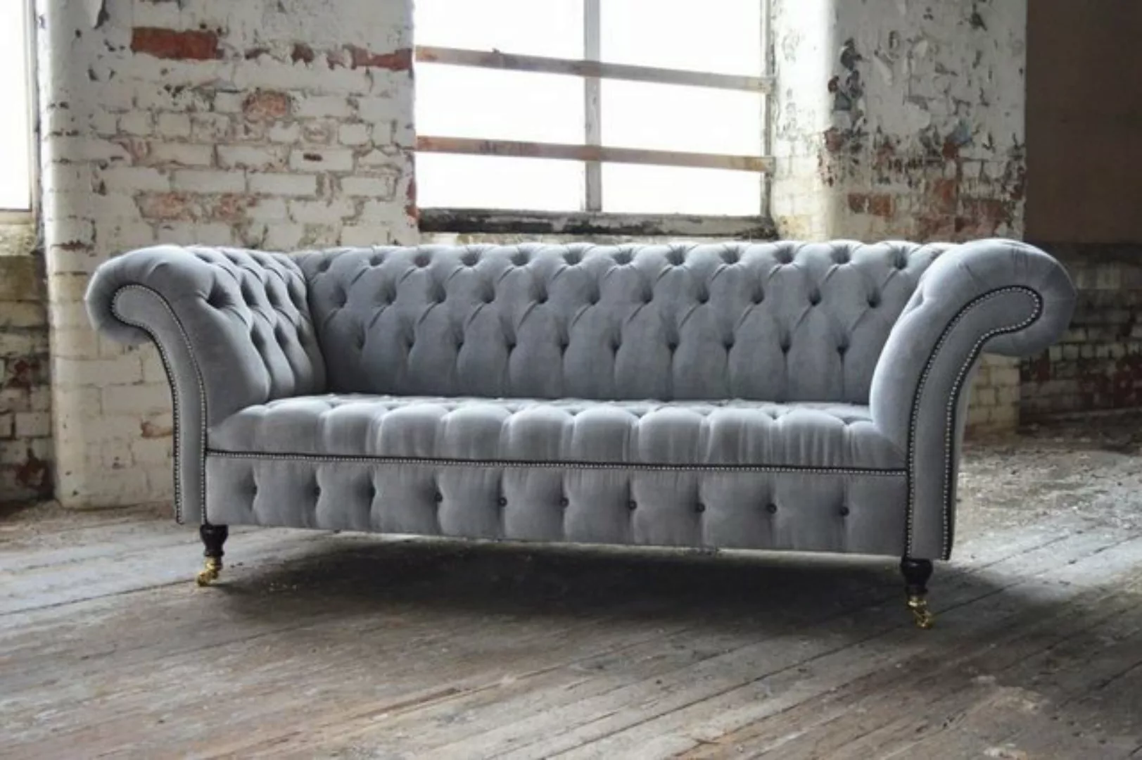 JVmoebel Chesterfield-Sofa, Chesterfield Couch Polster Sofas Klassischer Te günstig online kaufen